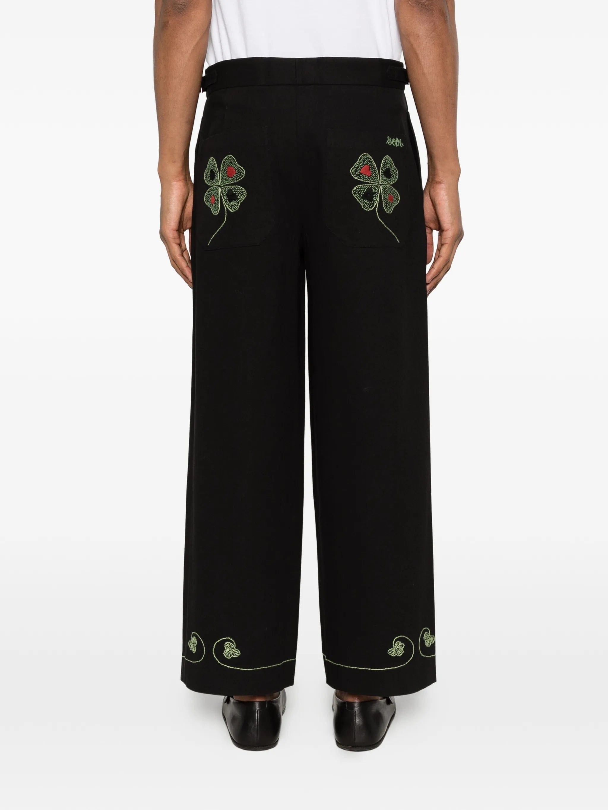BODE Lucky Draw embroidered trousers