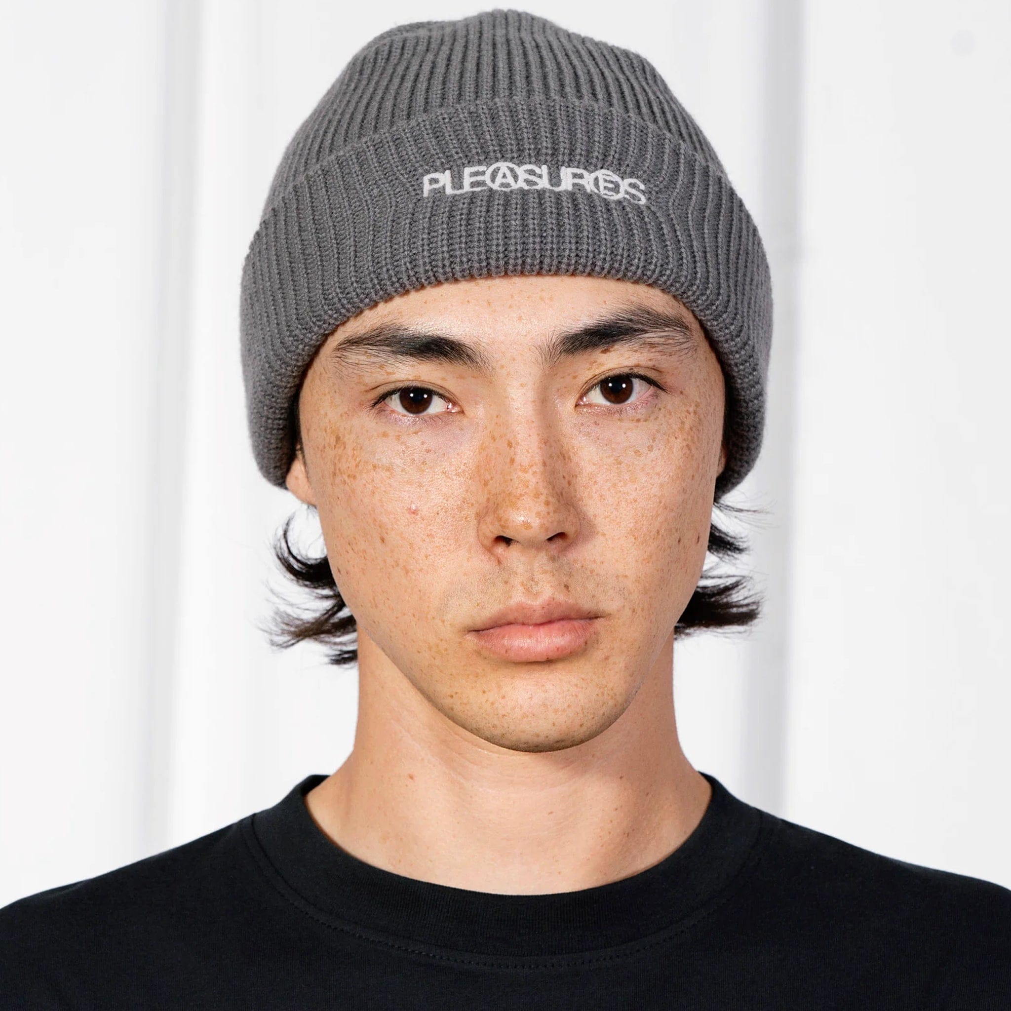 Pleasures Zine Beanie (Charcoal)