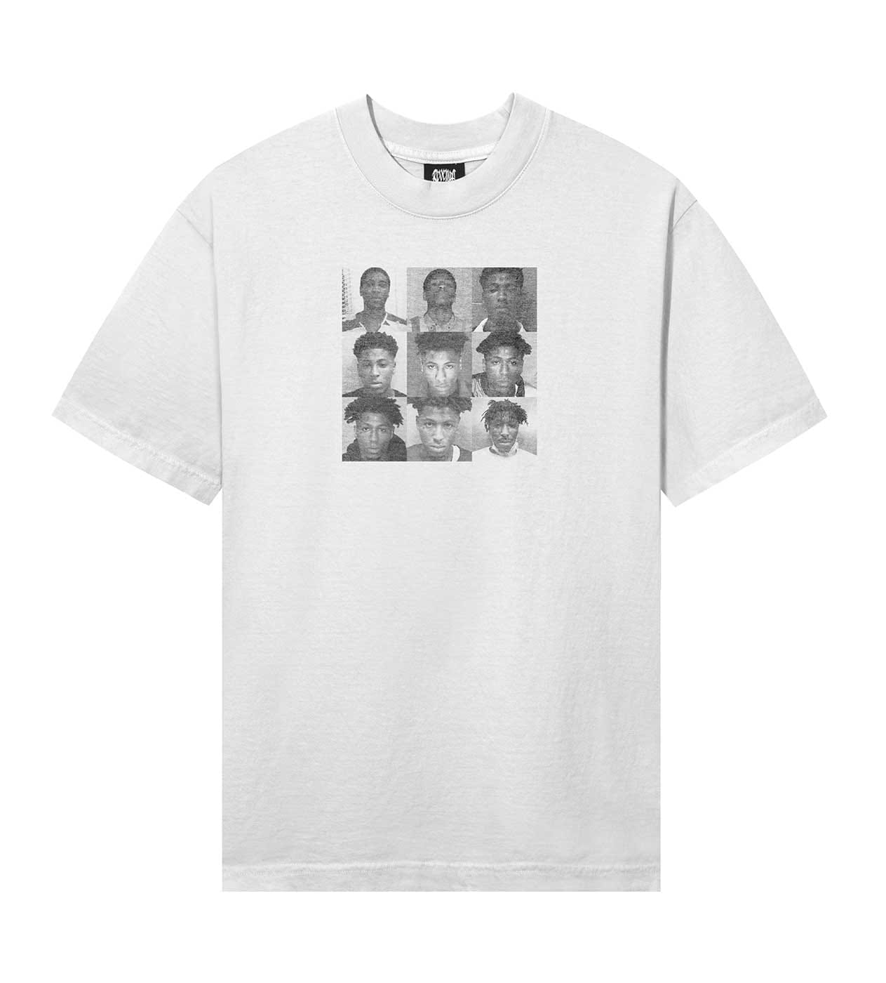 Revenge YB Mugshot T-Shirt Cement