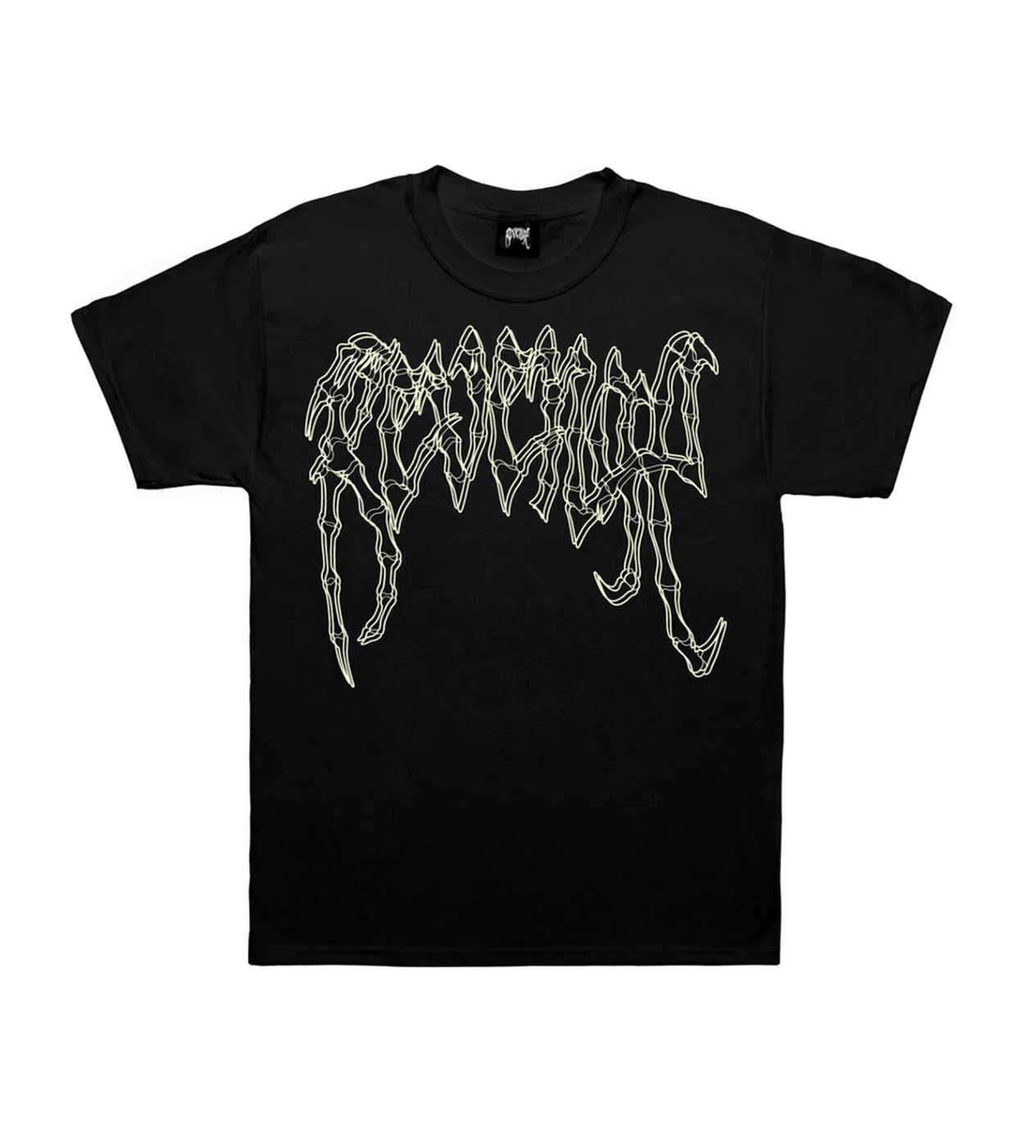 Revenge Crossbones T-Shirt Black