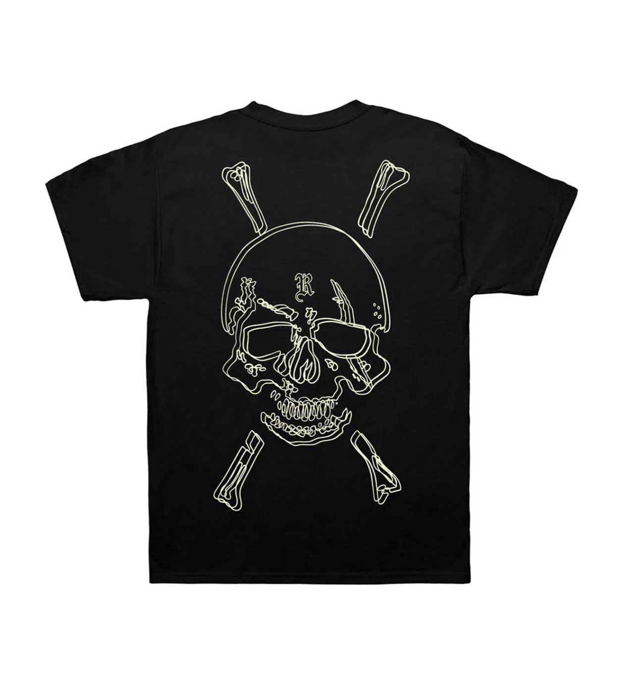 Revenge Crossbones T-Shirt Black