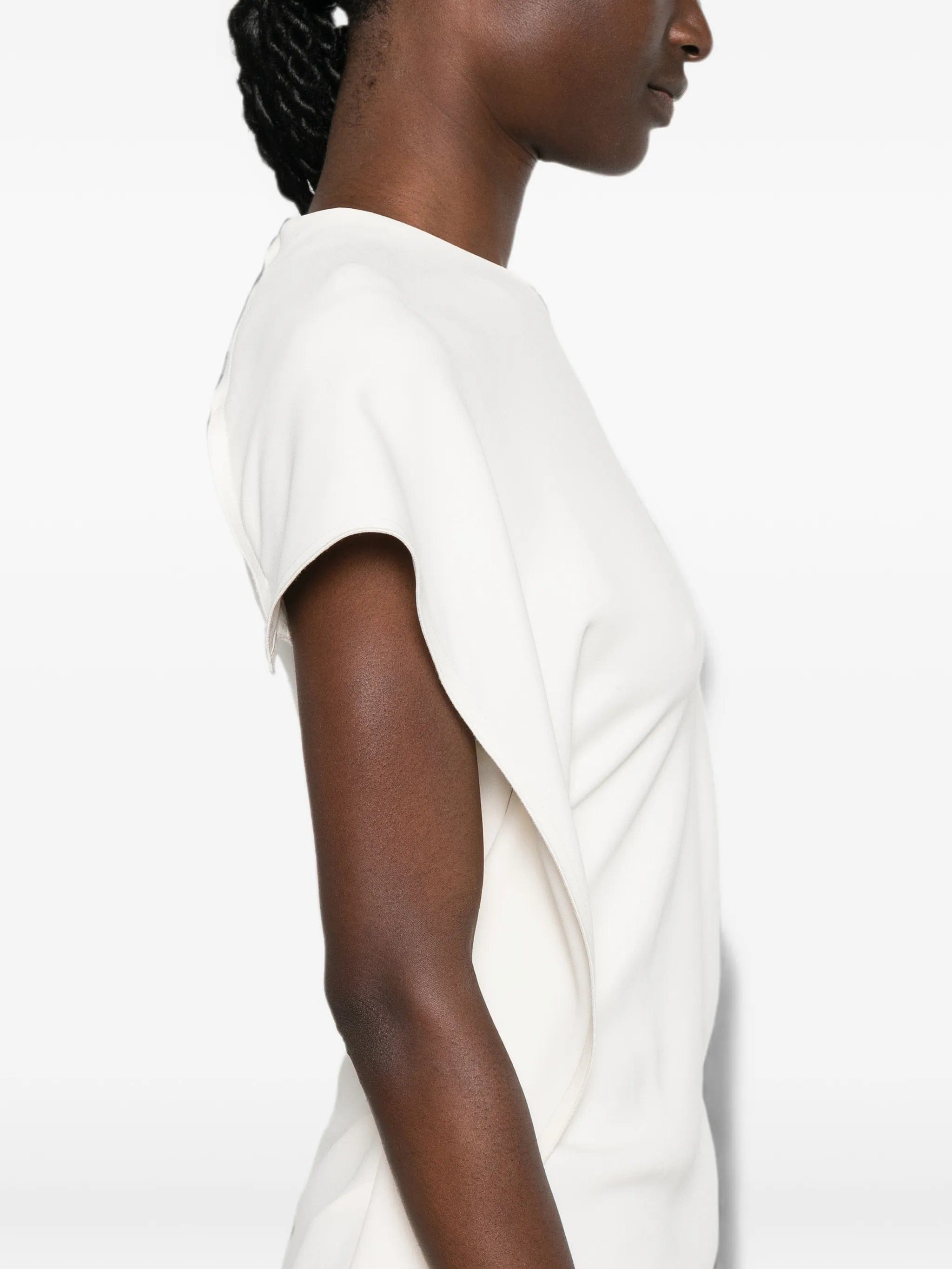 Victoria Beckham draped asymmetric dress