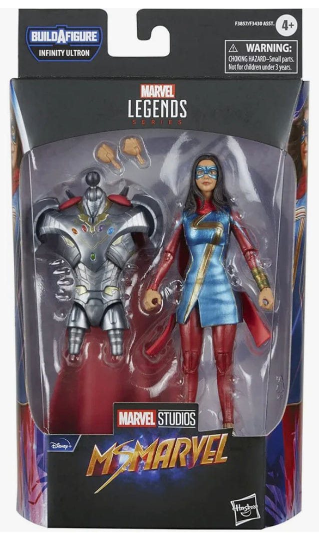 Hasbro Toys Marvel Legends Avengers 2022 Ms. Marvel Ultron BAF Action Figure