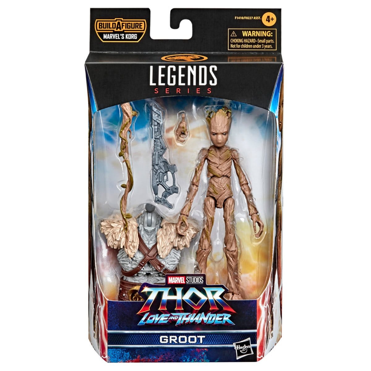Hasbro Toys Marvel Legends Thor Love and Thunder Groot Korg BAF Action Figure