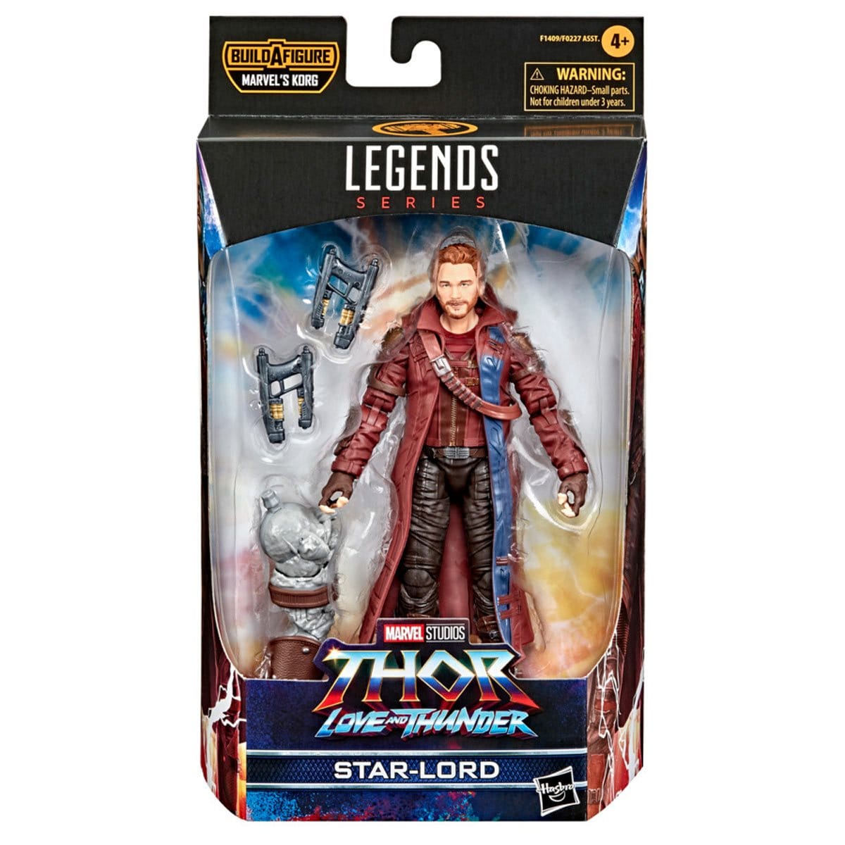Hasbro Toys Marvel Legends Thor Love and Thunder Star - Lord Korg BAF Action Figure