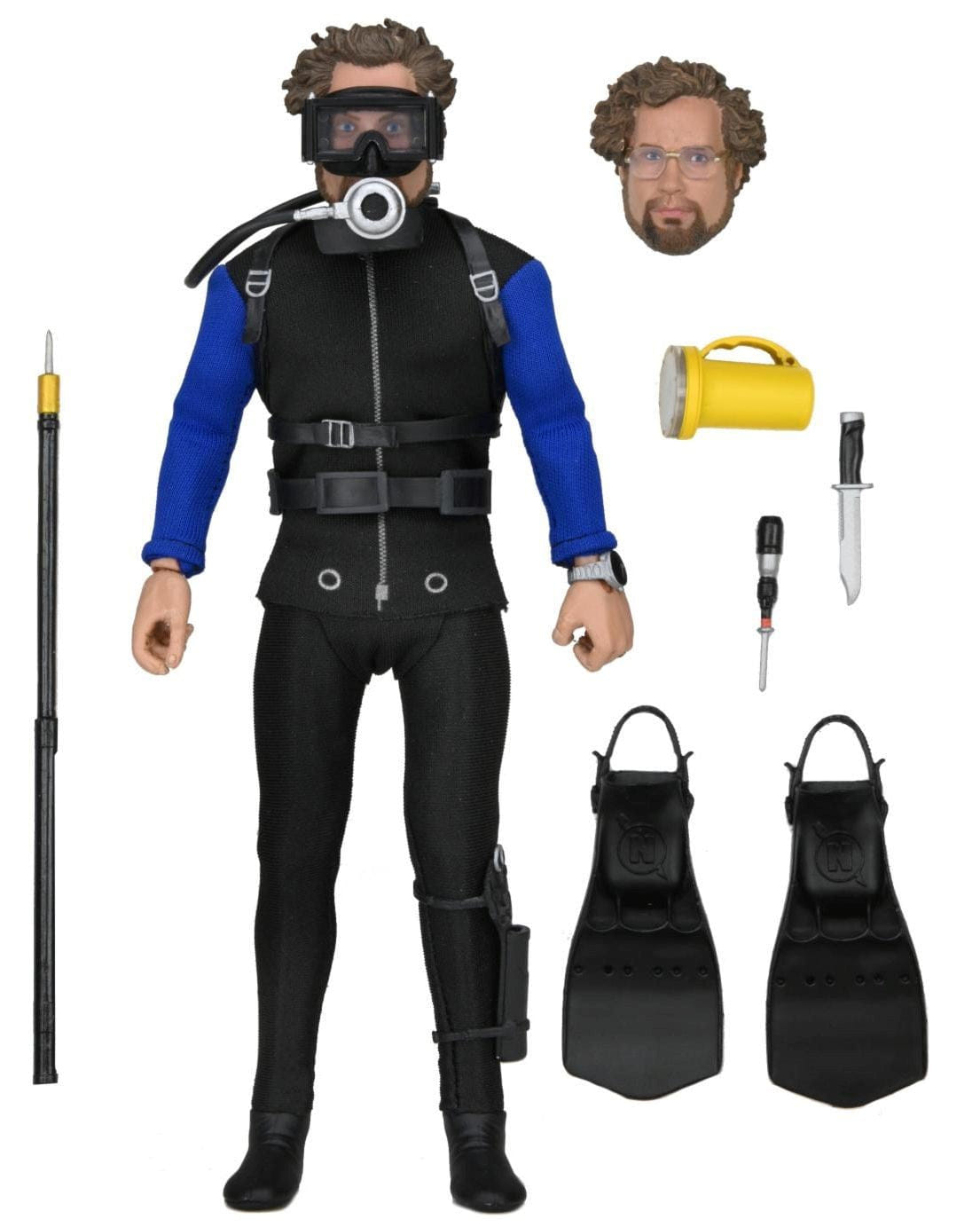 Neca Toys NECA Jaws Hooper (Shark Cage) Clothed Action Figure