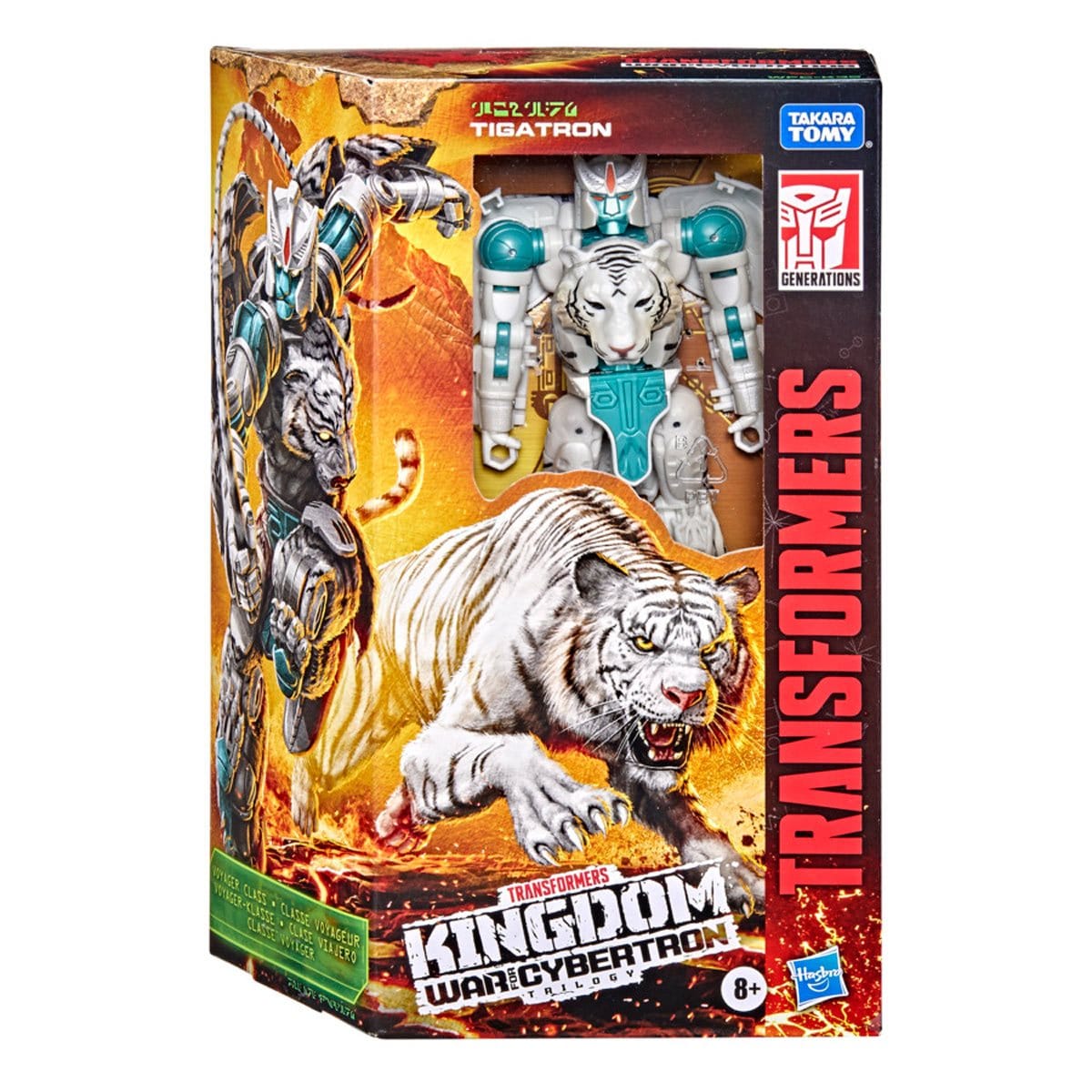 Hasbro Toys Transformers Generations WFC - K35 Kingdom Voyager Tigatron Action Figure