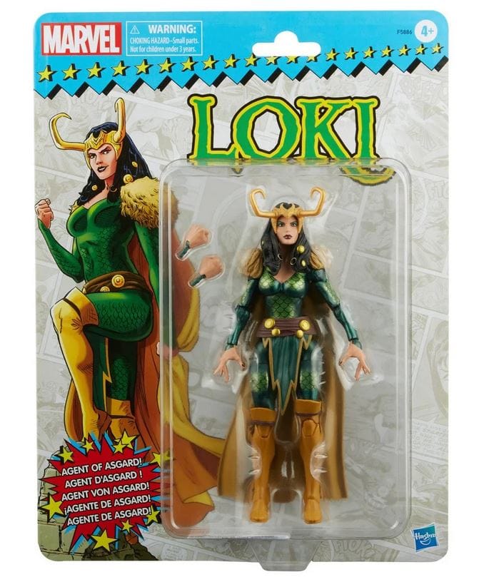 Hasbro Toys Marvel Legends Agent of Asgard Retro Loki Action Figure
