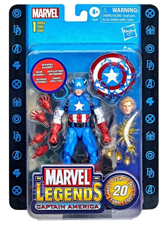 Hasbro Toys Marvel Legends 20th Anniversary Series 1 Captain America Action Figure