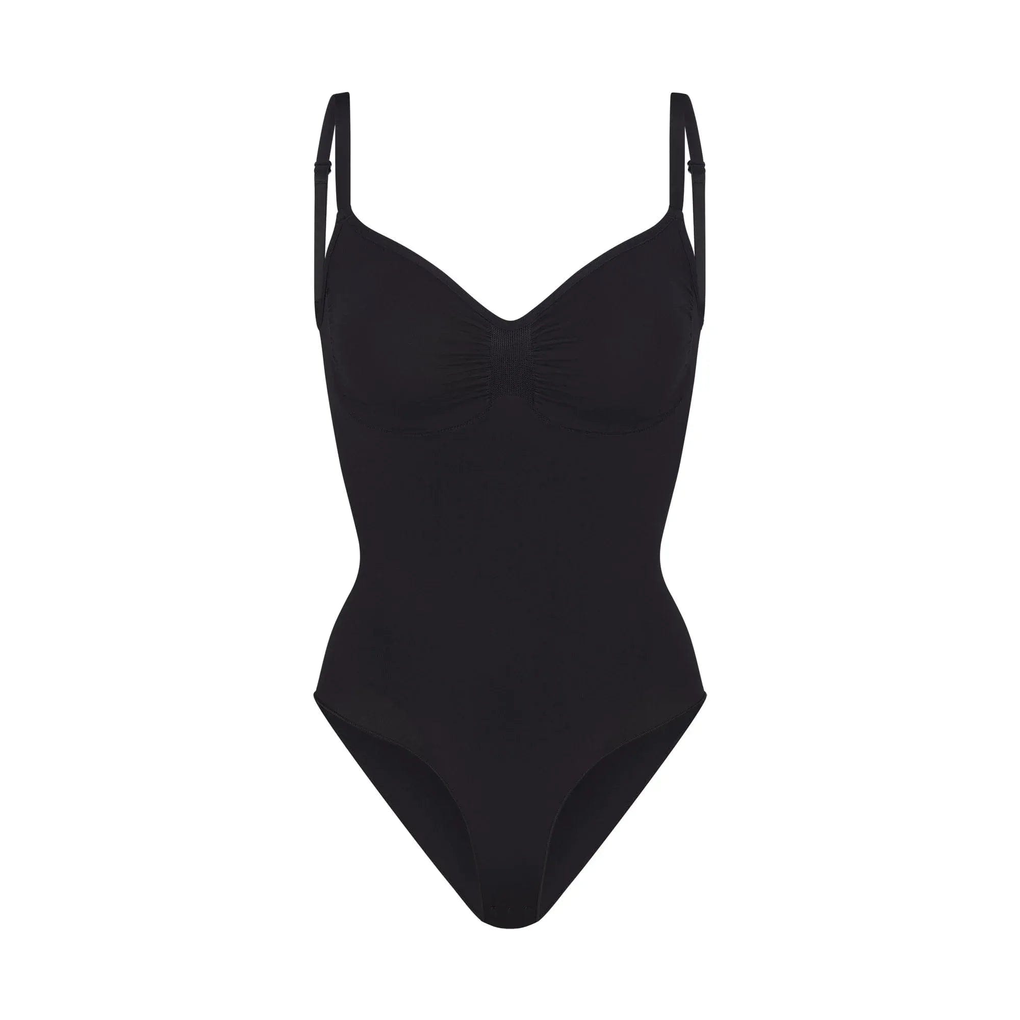 SEAMLESS SCULPT Skims Seamless Sculpt Brief Bodysuit Onyx