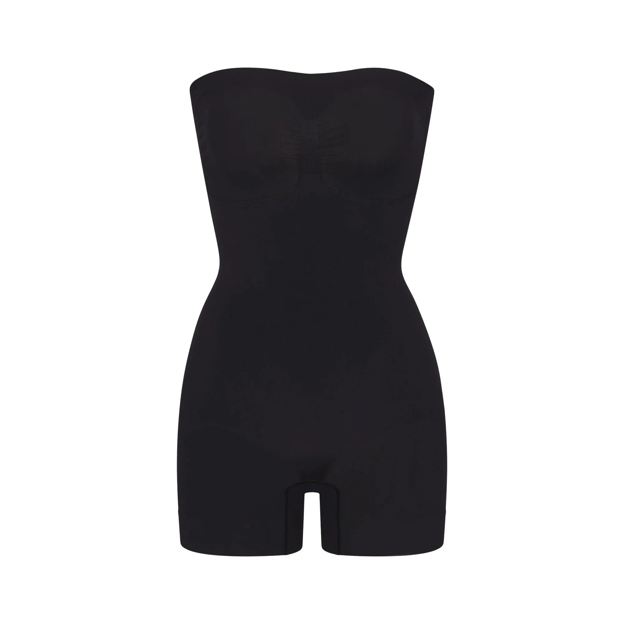 SEAMLESS SCULPT Skims Seamless Sculpt Strapless Shortie Bodysuit Onyx