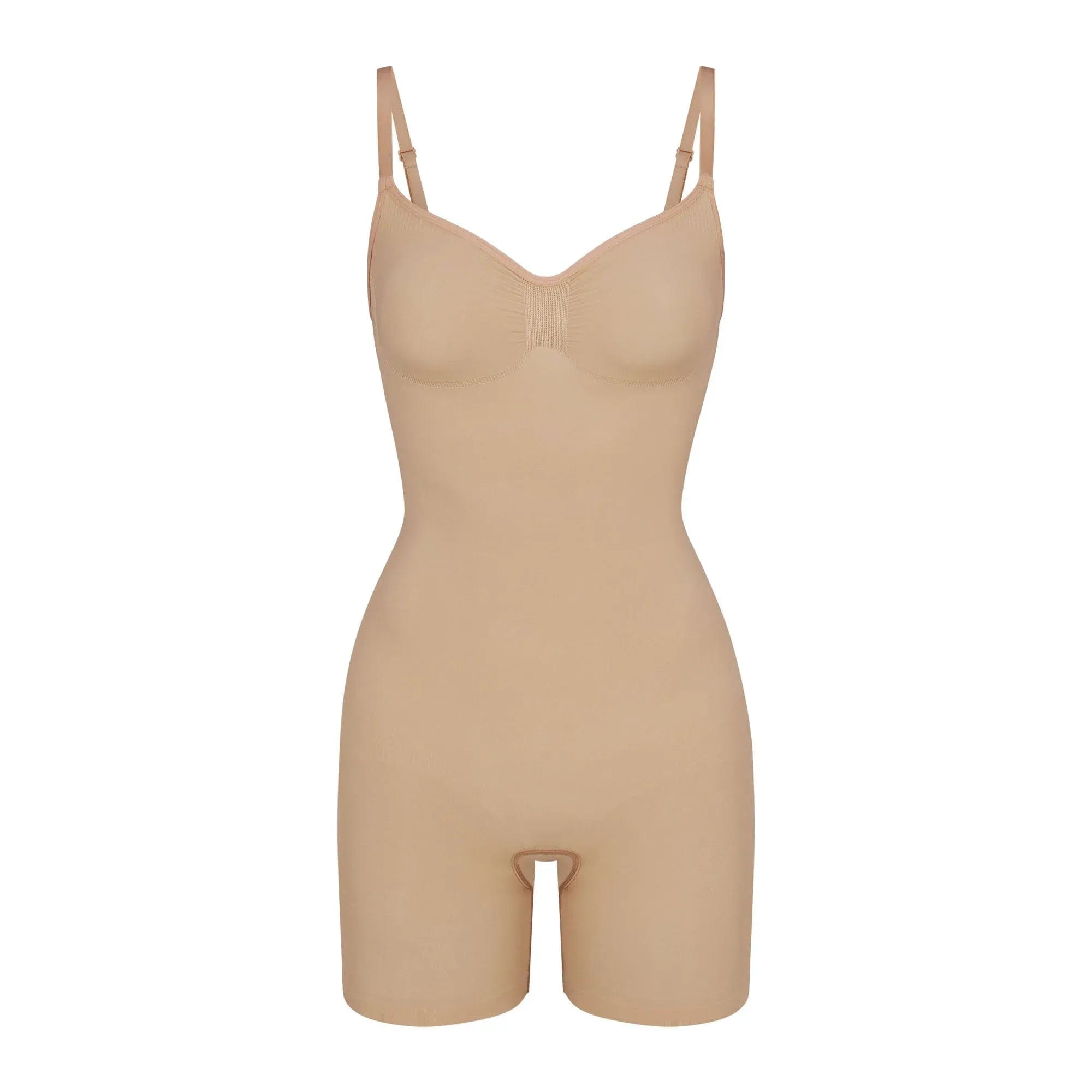 SEAMLESS SCULPT Skims Seamless Sculpt Mid Thigh Bodysuit Clay