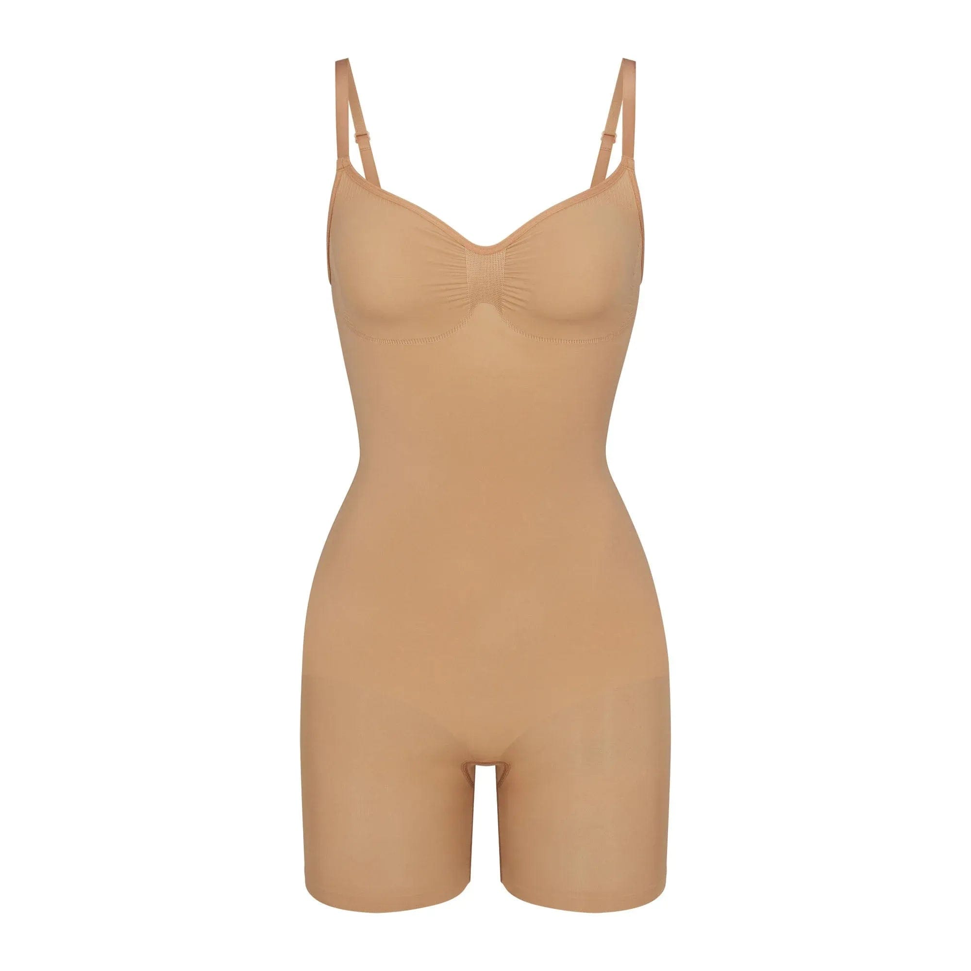 SEAMLESS SCULPT Skims Seamless Sculpt Mid Thigh Bodysuit Ochre