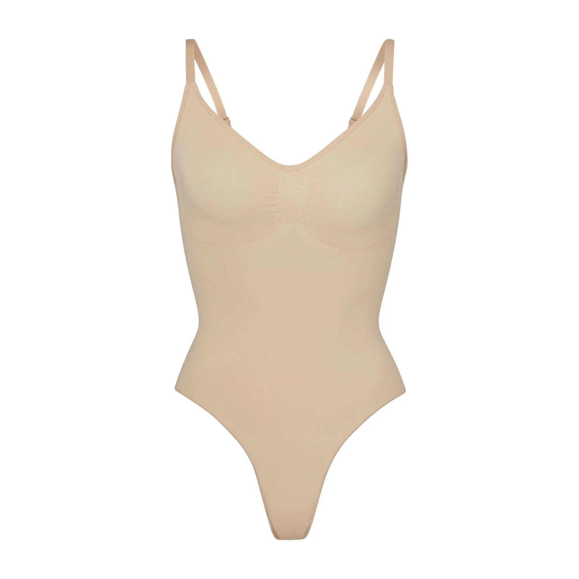 SEAMLESS SCULPT Skims Seamless Sculpt Thong Bodysuit Mica