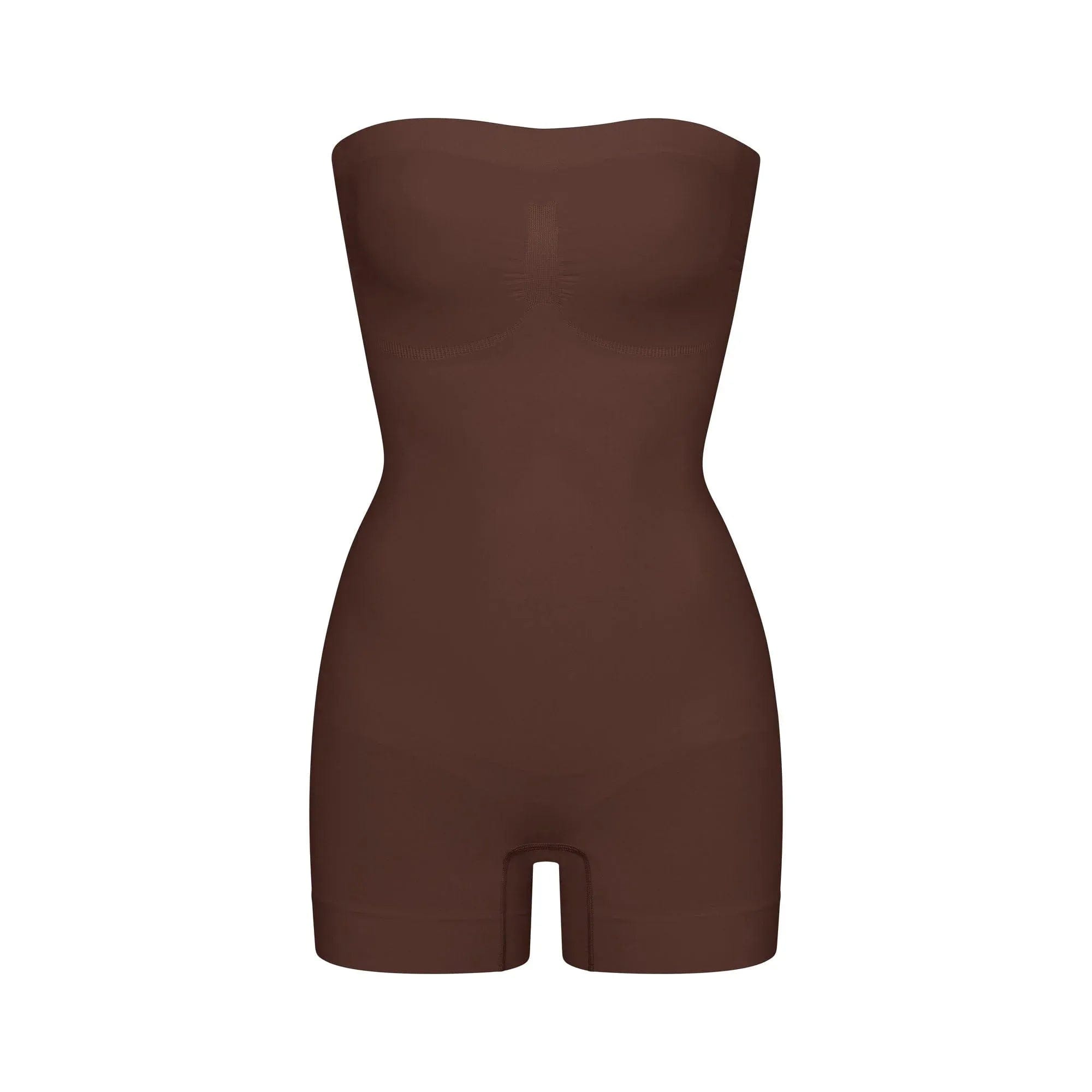 SEAMLESS SCULPT Skims Seamless Sculpt Strapless Shortie Bodysuit Cocoa