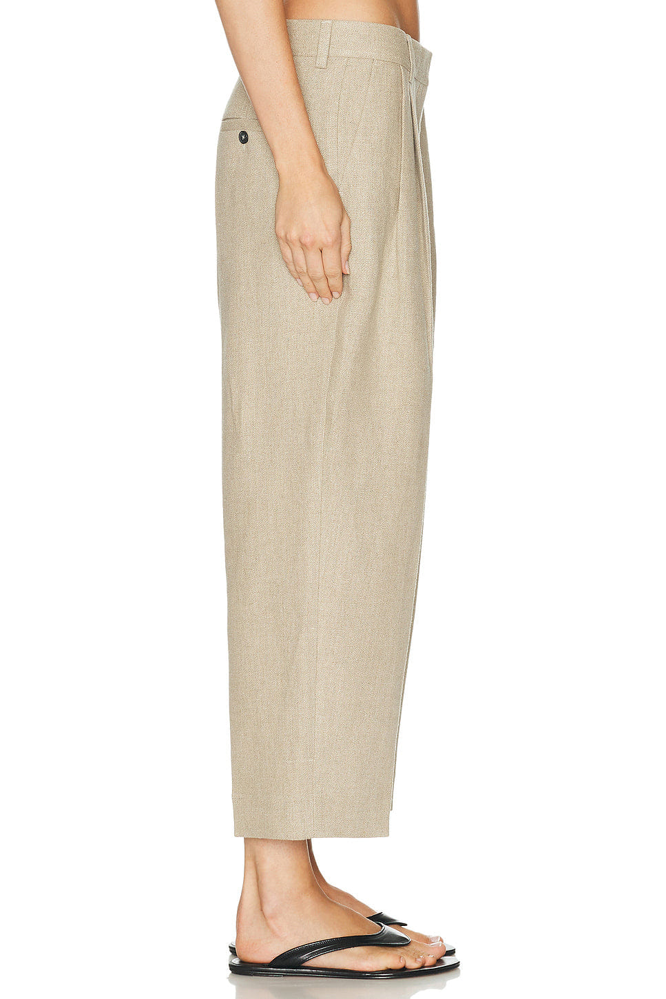 Toteme Double Pleat Linen Trouser