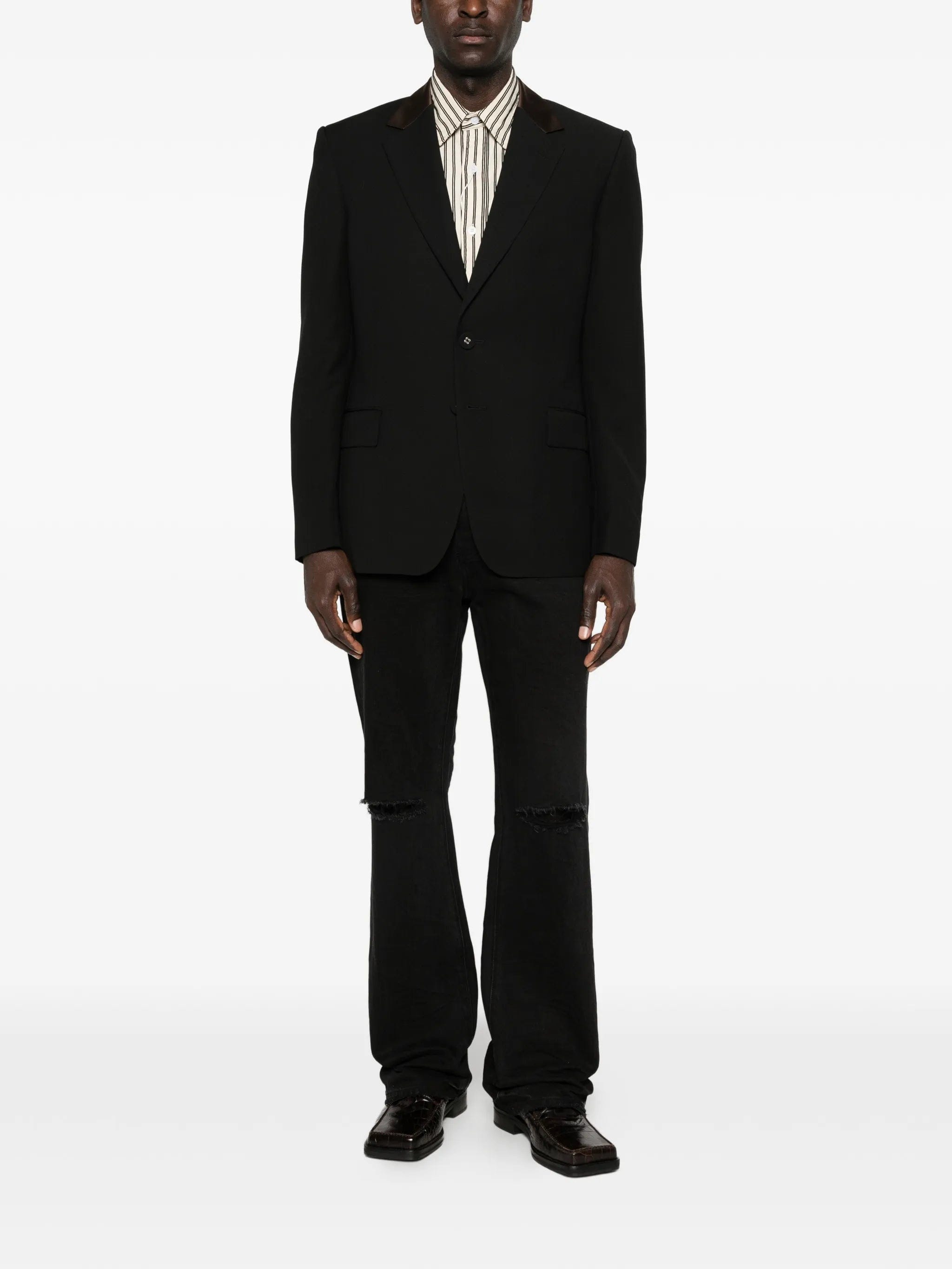 Wales Bonner single - breasted blazer