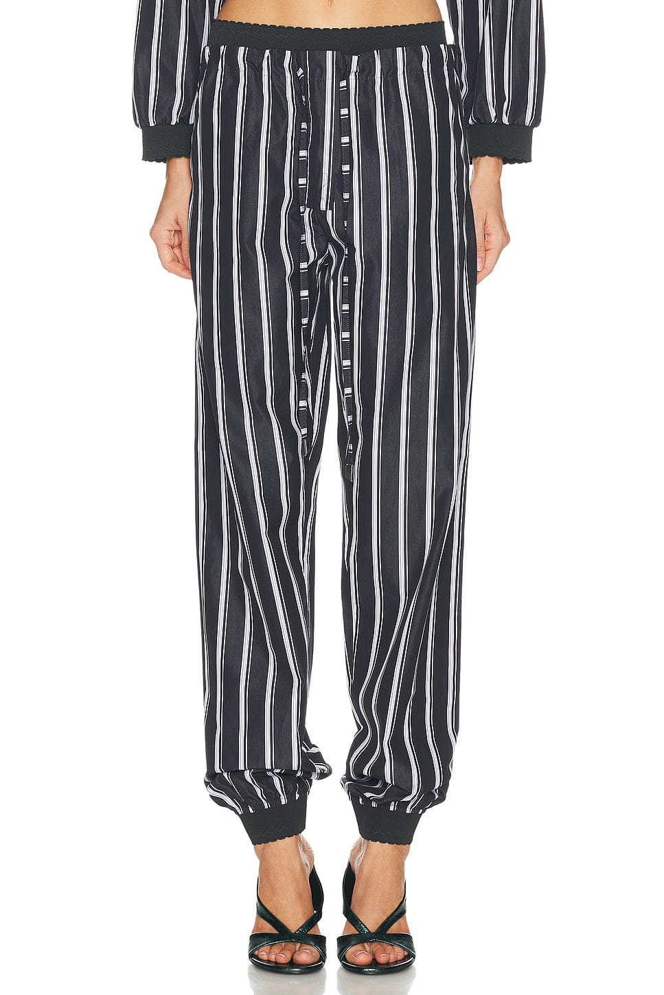 THE Attico Striped Poplin Pant
