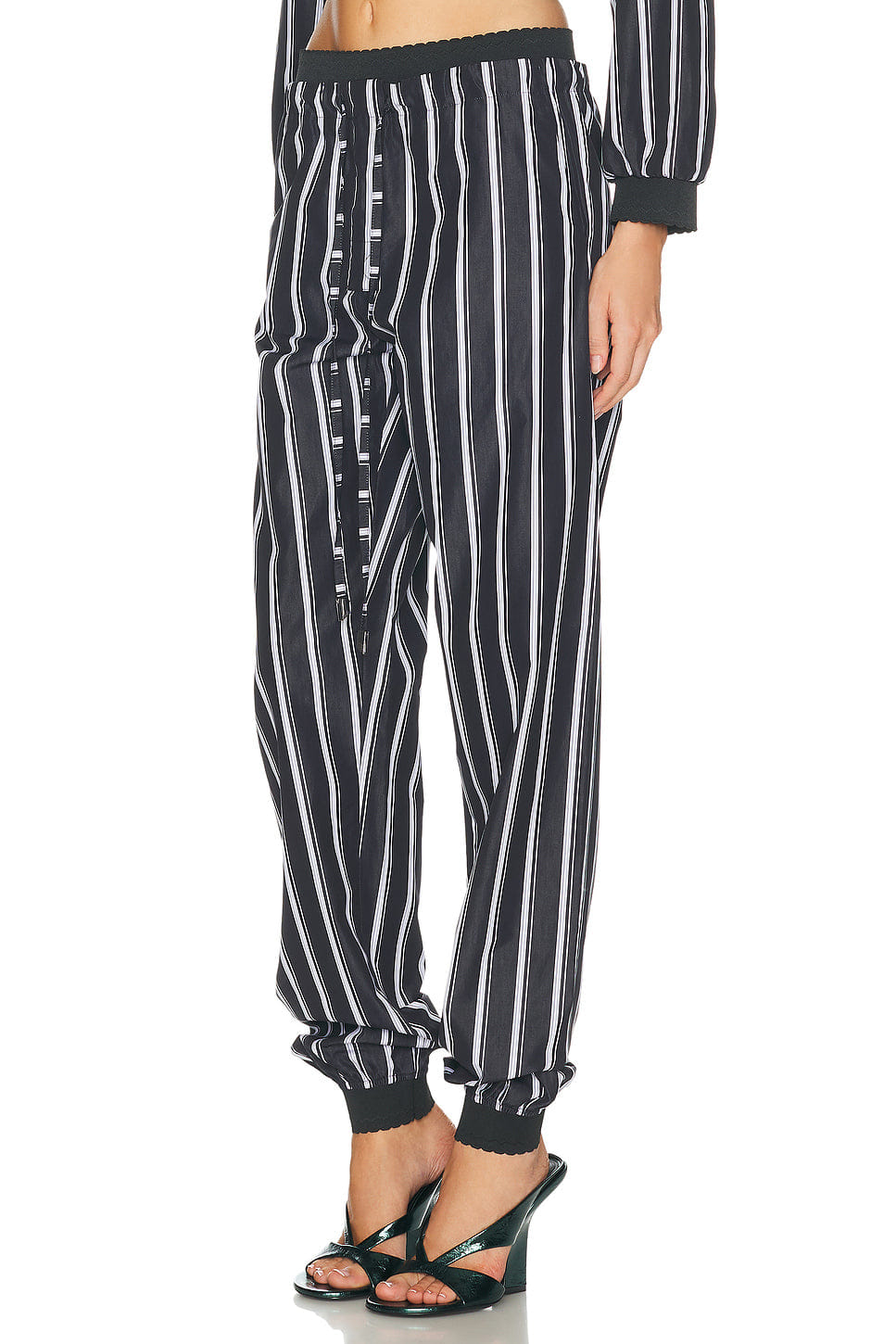 THE Attico Striped Poplin Pant