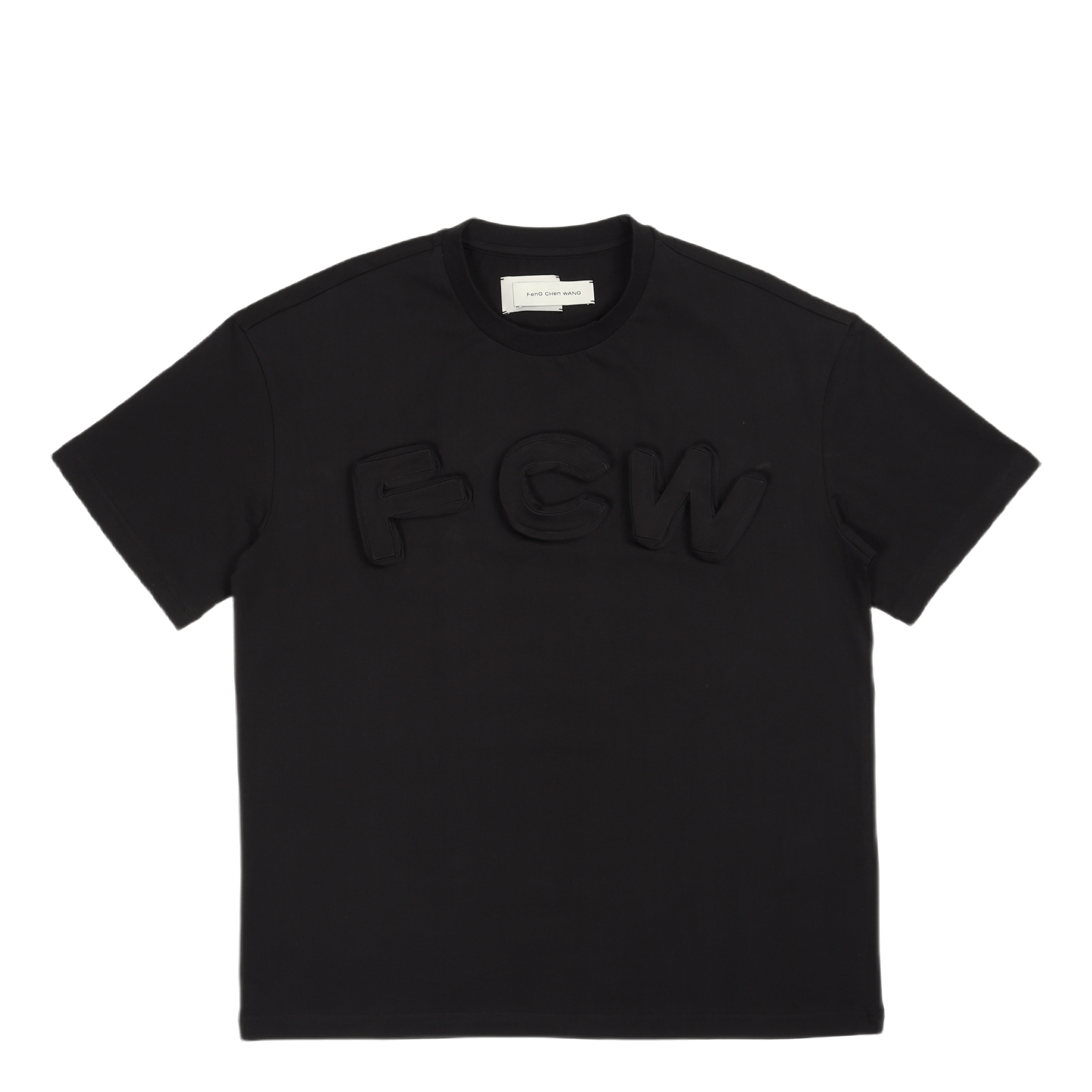 Feng Chen Wang 3d Logo T - shirt Black