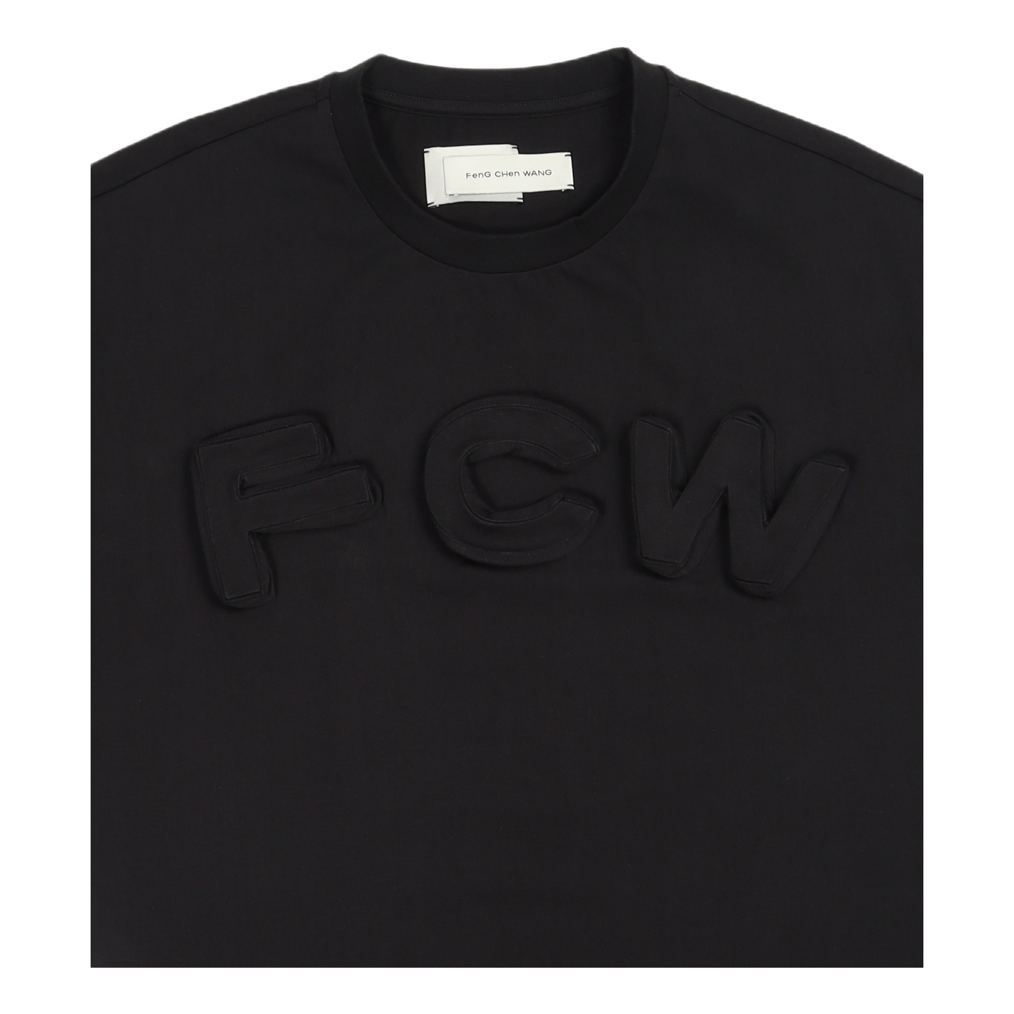Feng Chen Wang 3d Logo T - shirt Black