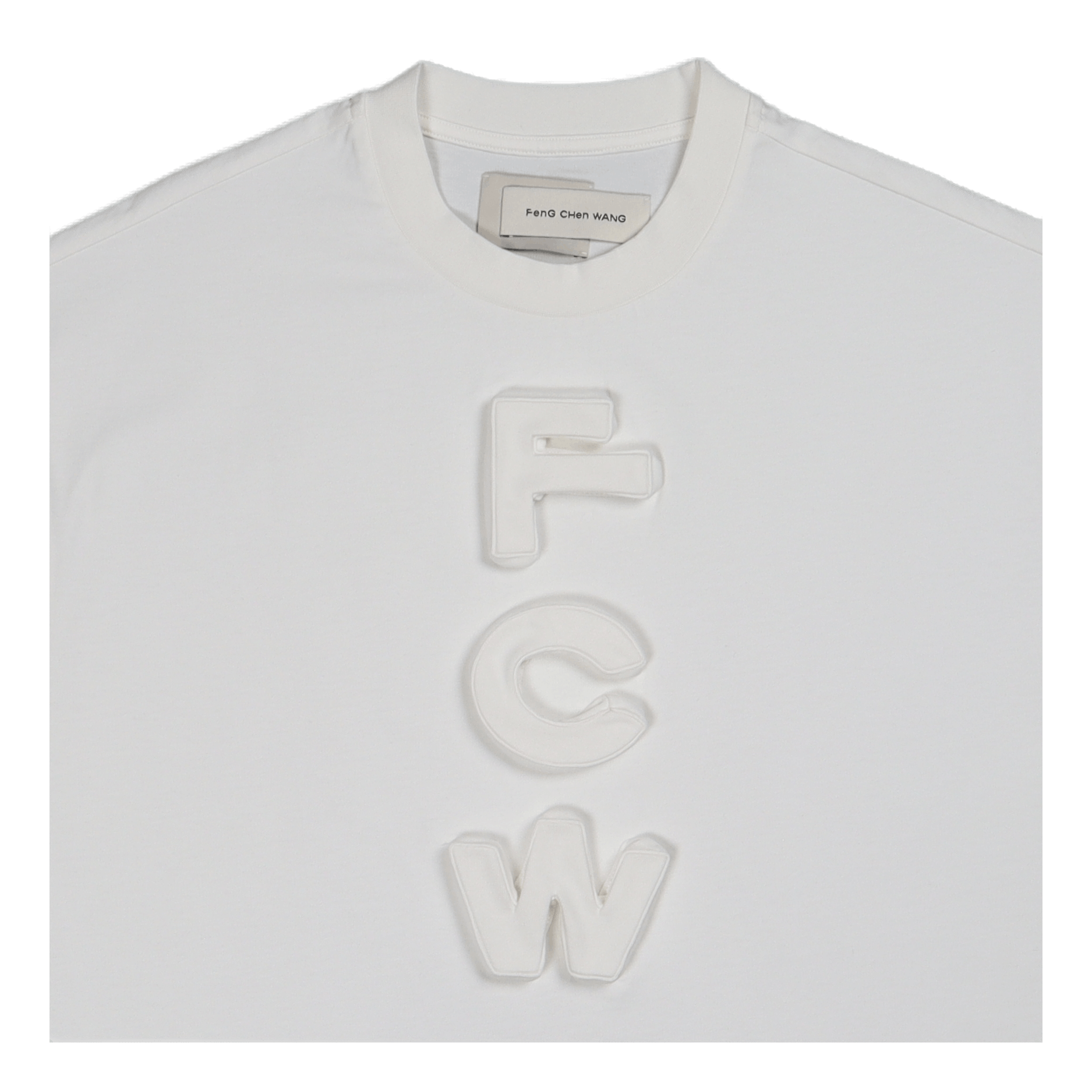 Feng Chen Wang 3d Fcw Logo T - shirt White
