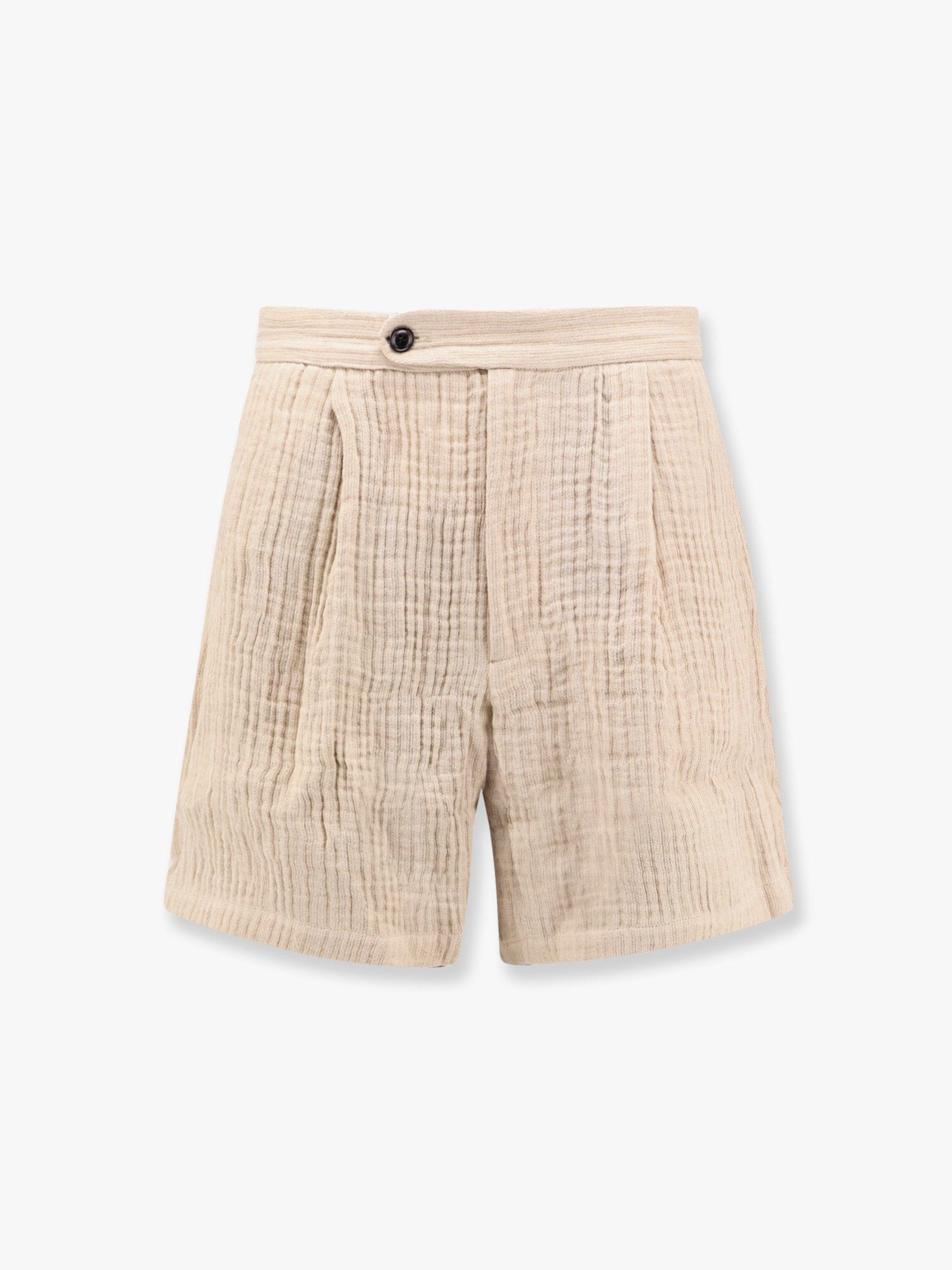 Tonywack Double weave linen bermuda shorts