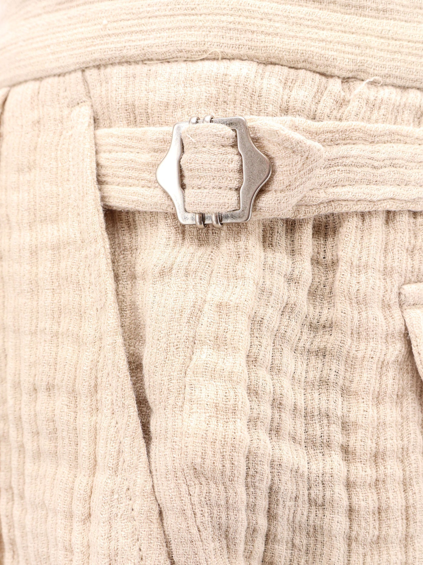 Tonywack Double weave linen bermuda shorts