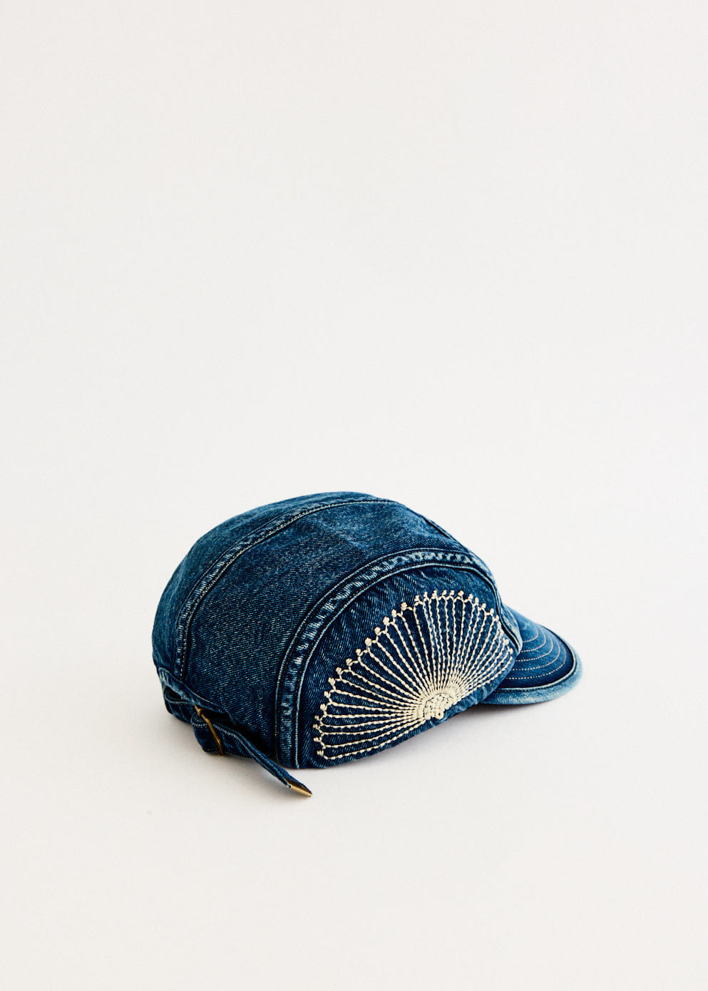 Kapital 10 oz IDGxIDG Denim Camp Cap (FUROSHIKI Embroidery)