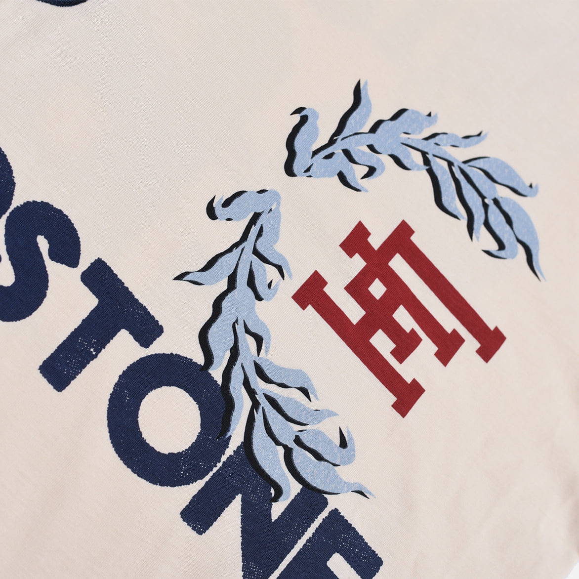 Lapstone & Hammer LAPSTONE x USMNT RINGER T-Shirt - CREAM / NAVY