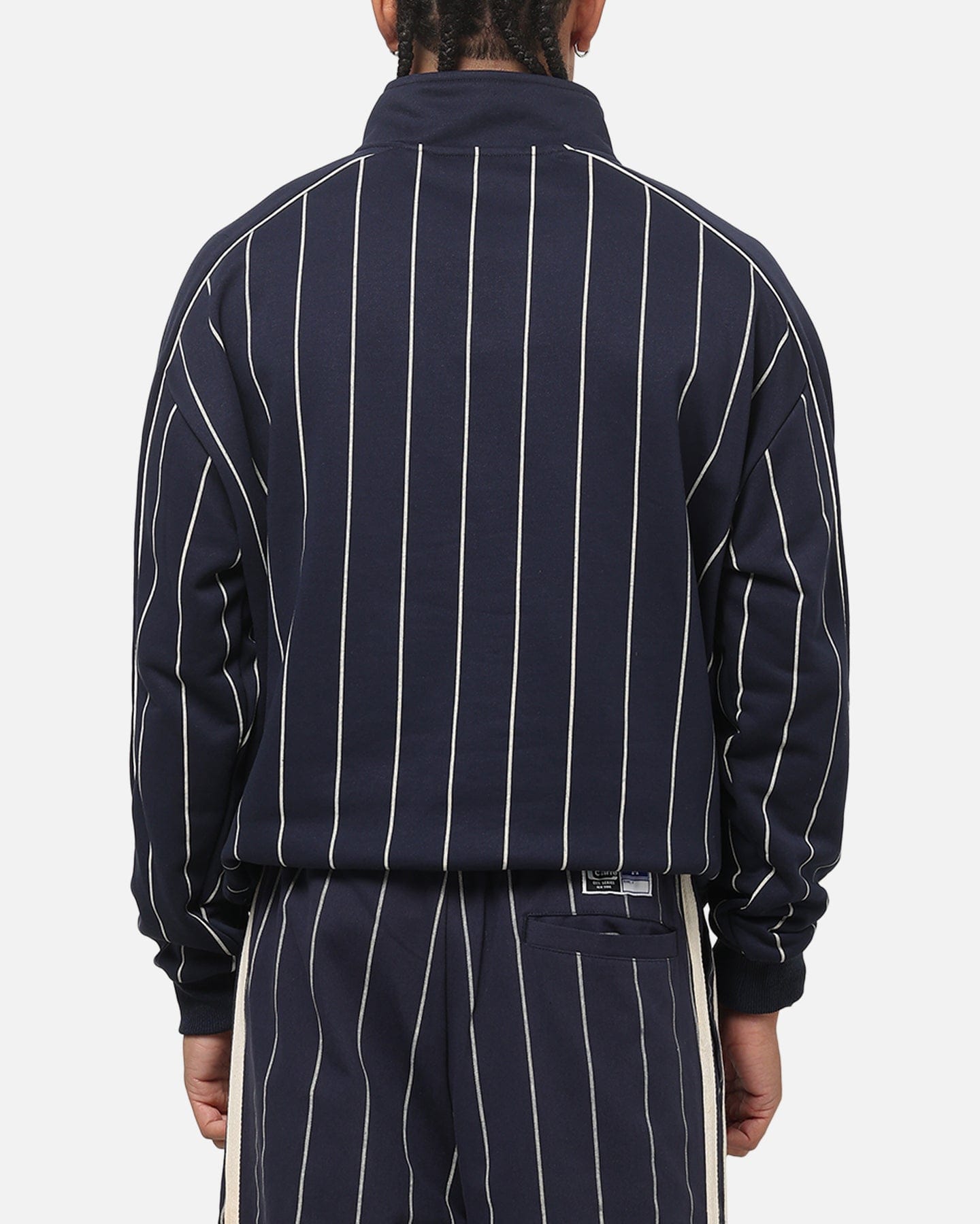 Carre New York City Series Quarter Zip Crewneck Navy