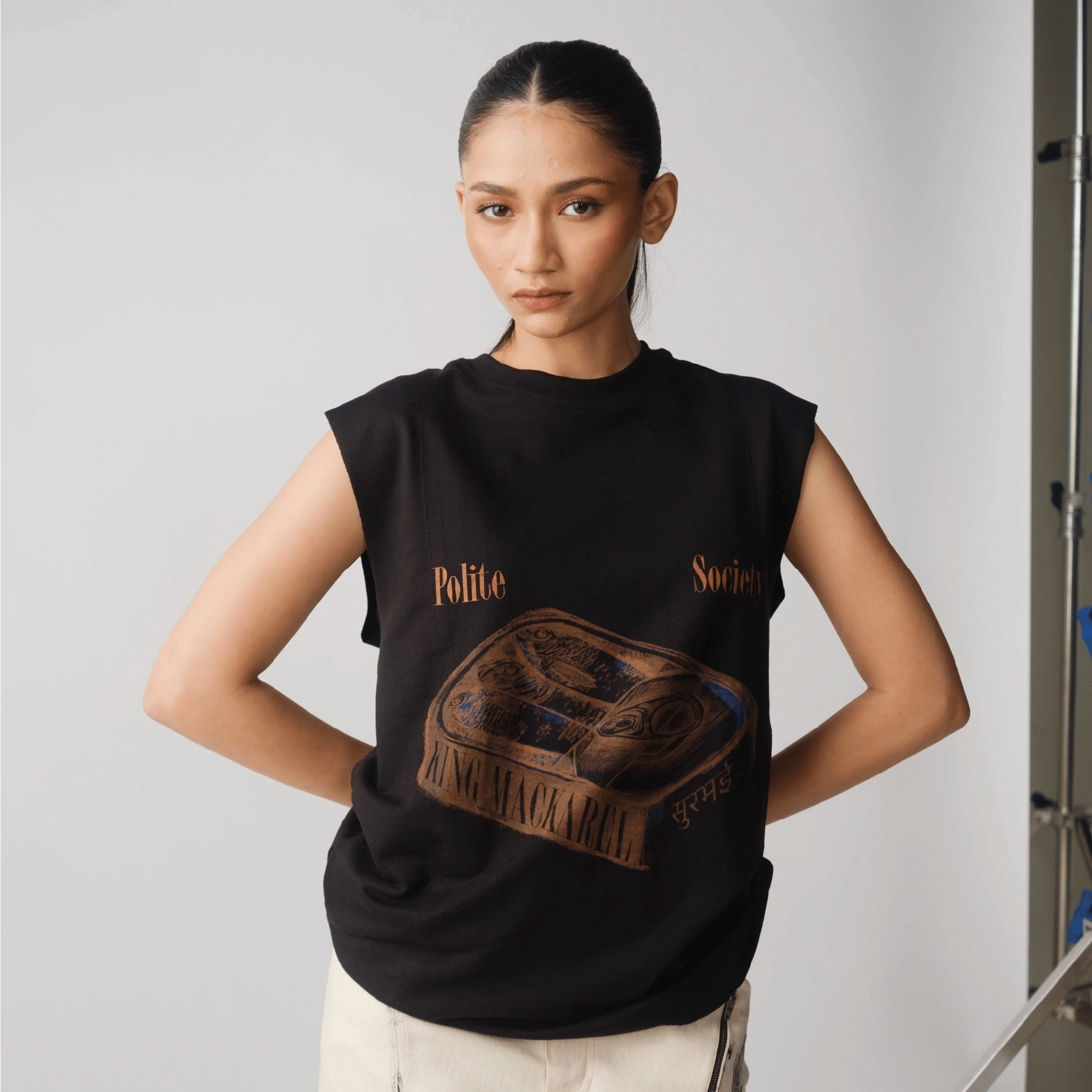 Polite Society SURMAI TANK TOP (BLACK)