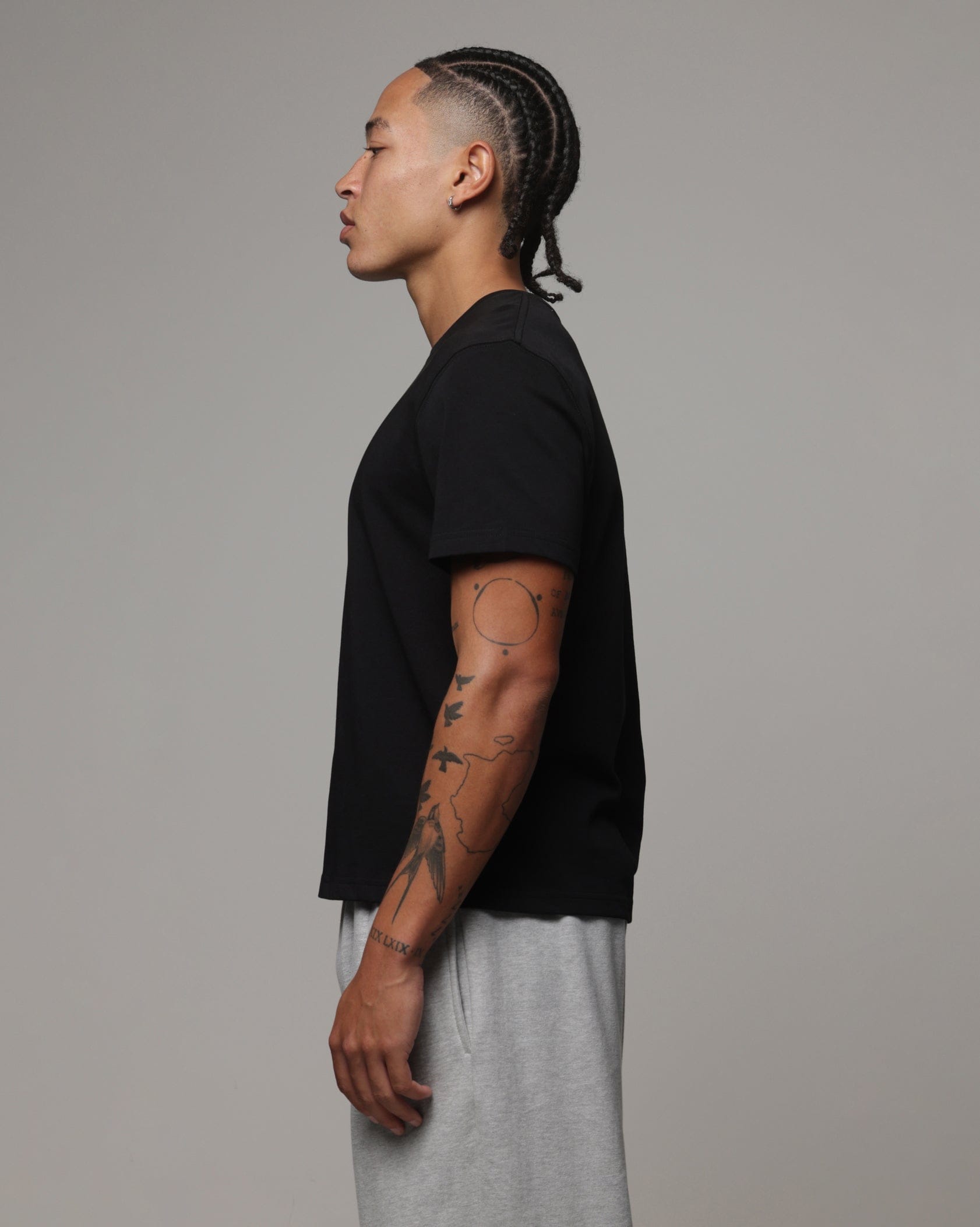 American Thrift Slim Fit T - Shirt Black