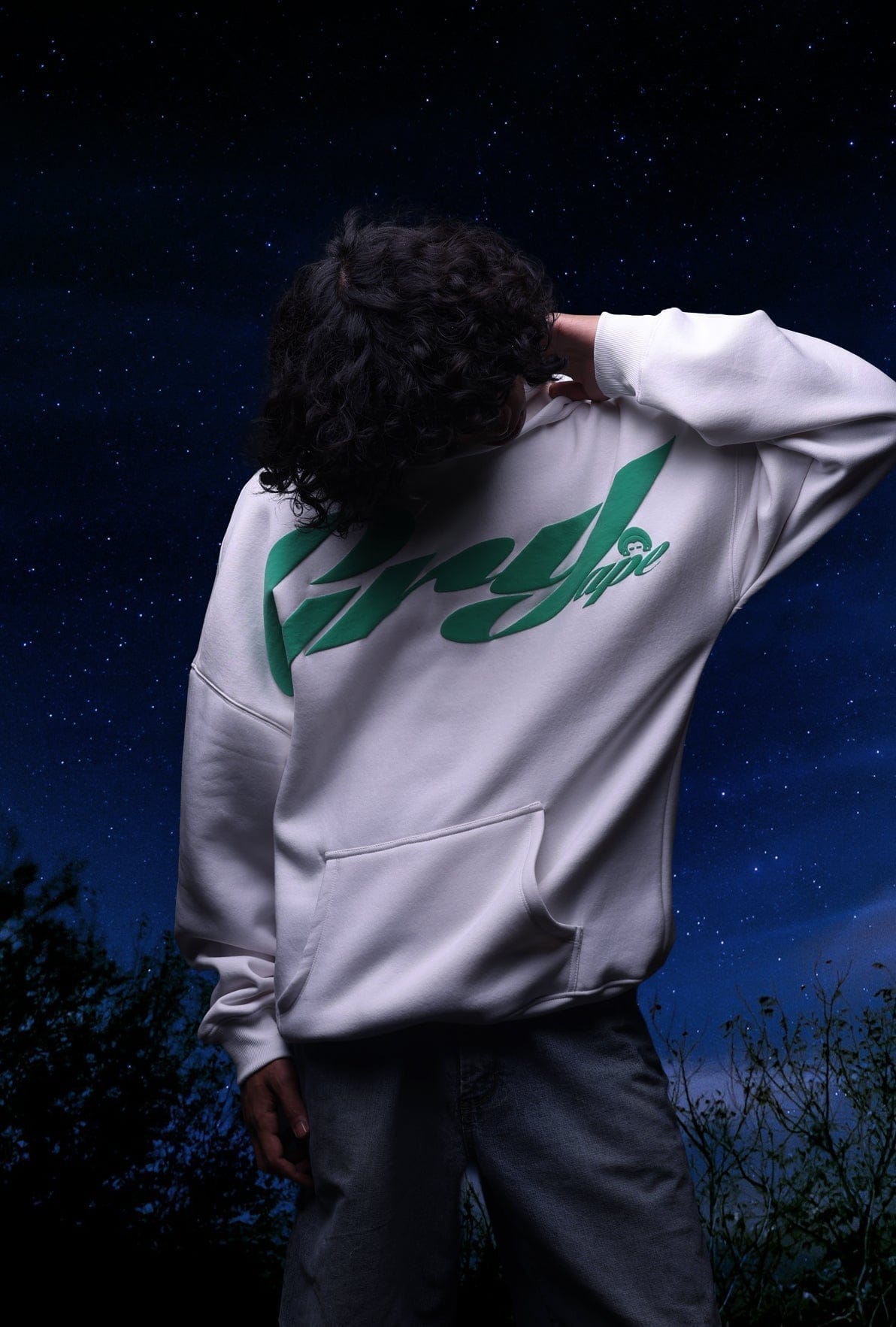 Gryape WHITE SHADOW VIPER HOODIE