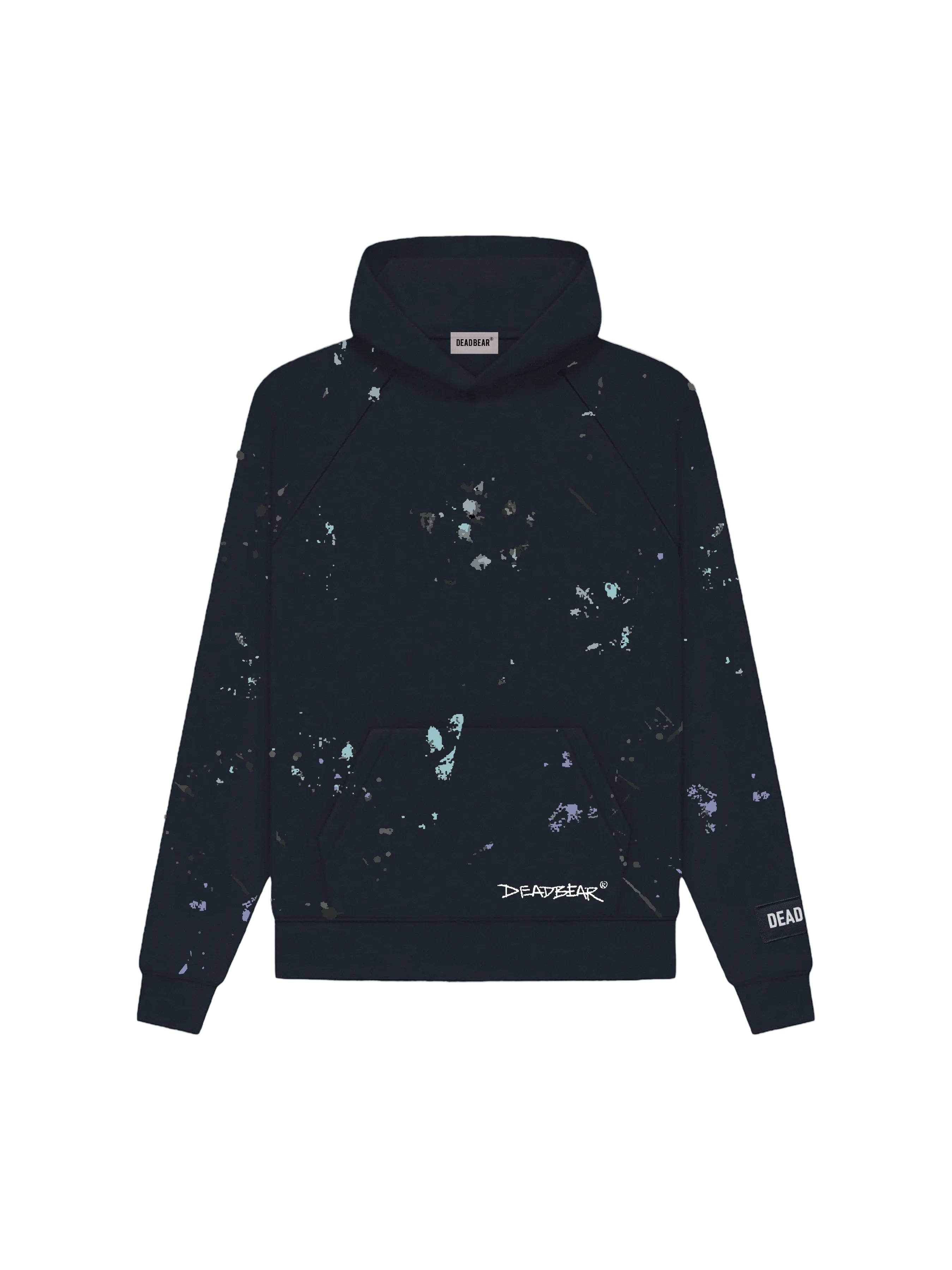 Deadbear Grumpy Bear Hoodie Navy