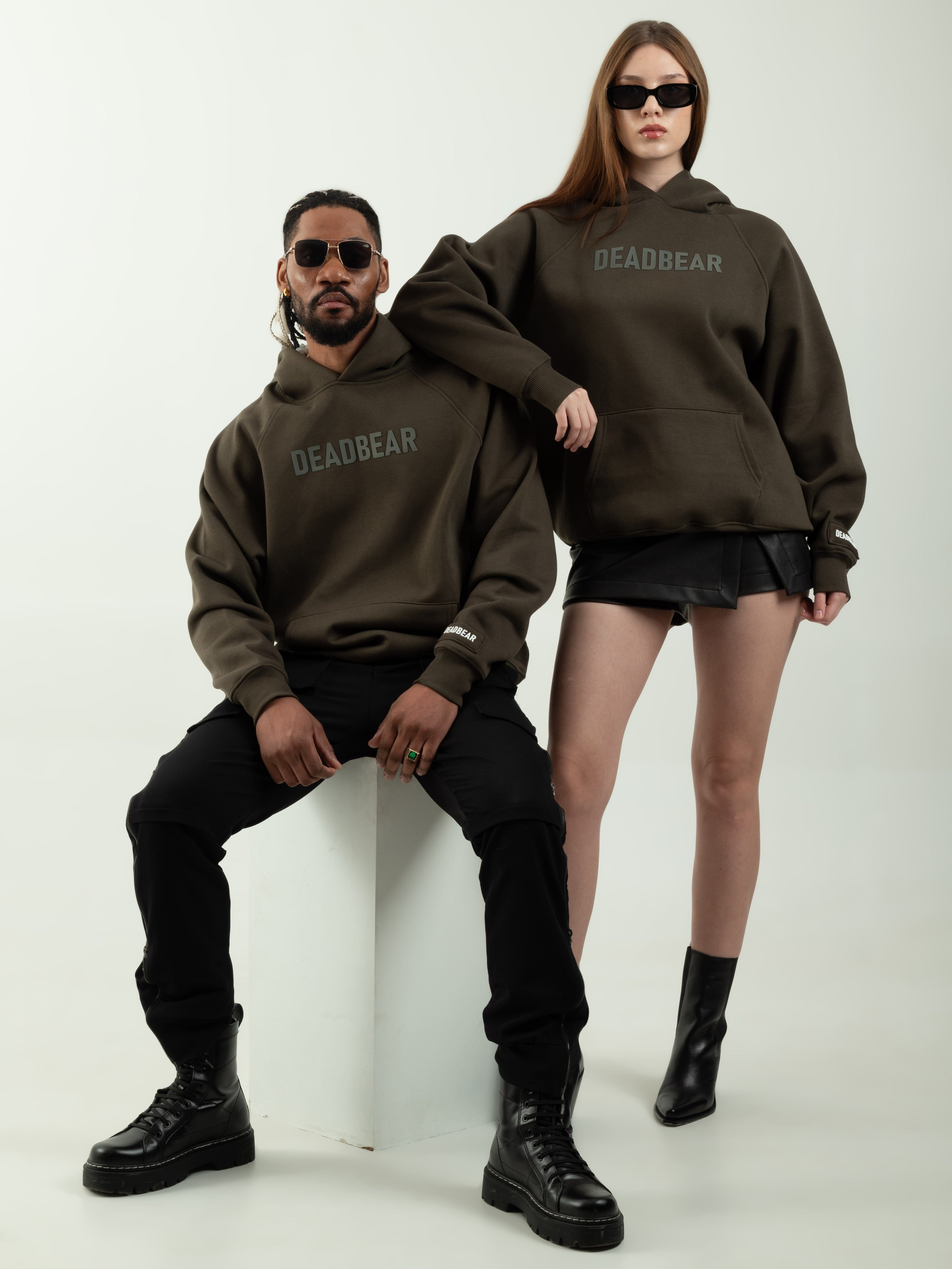 Deadbear Basic Olive Hoodie