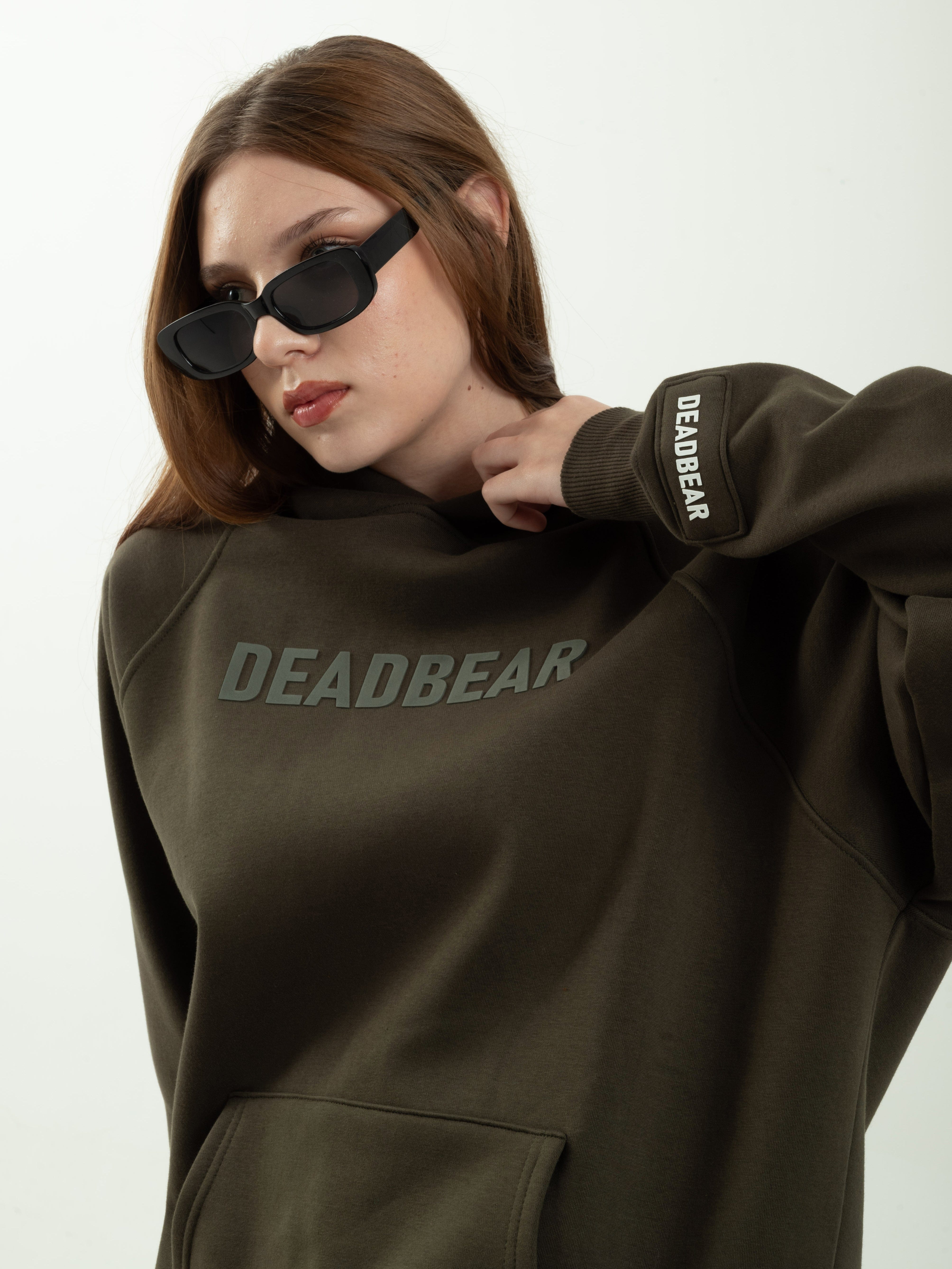 Deadbear Basic Olive Hoodie