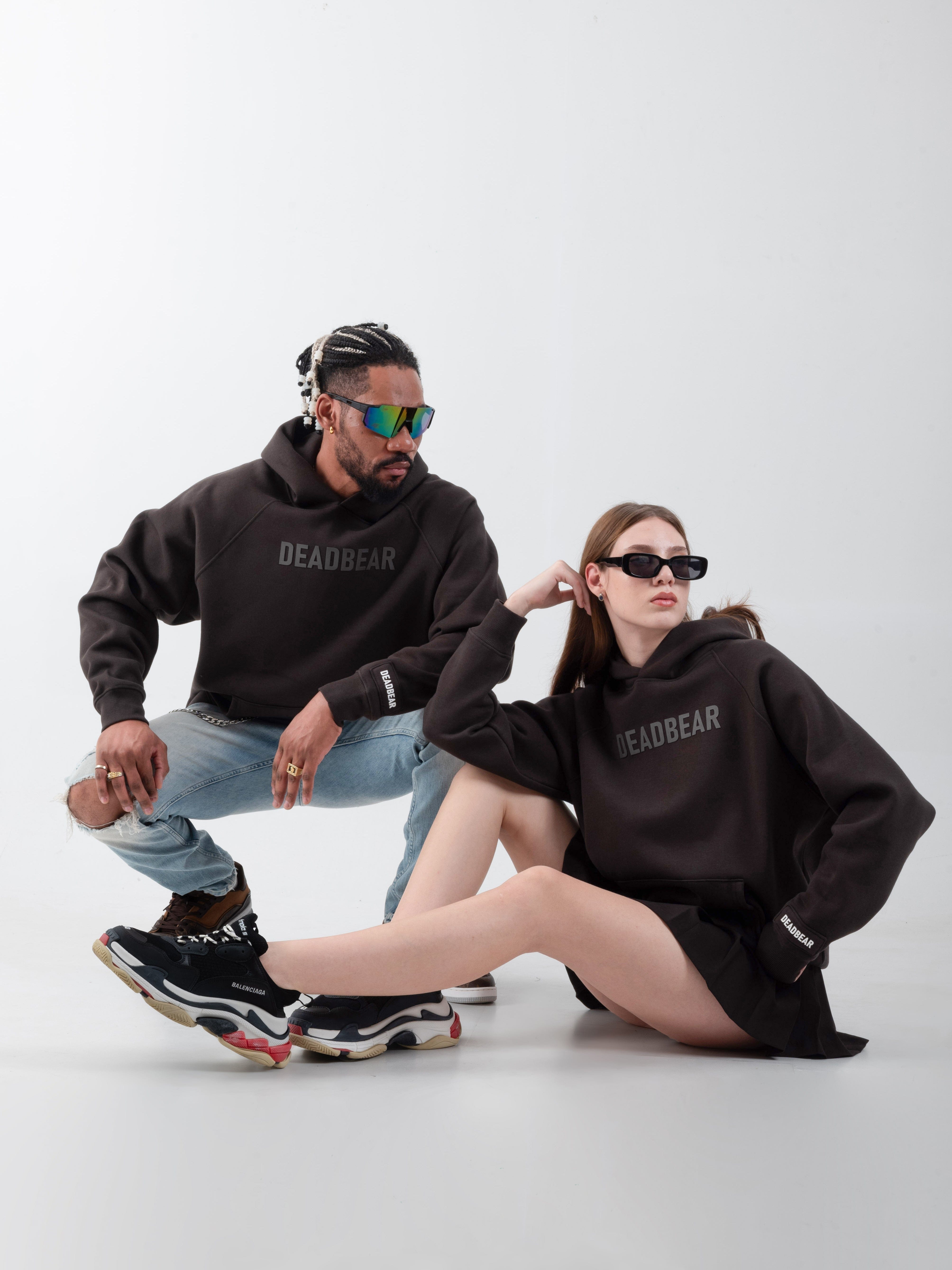 Deadbear Basic Slate Grey Hoodie