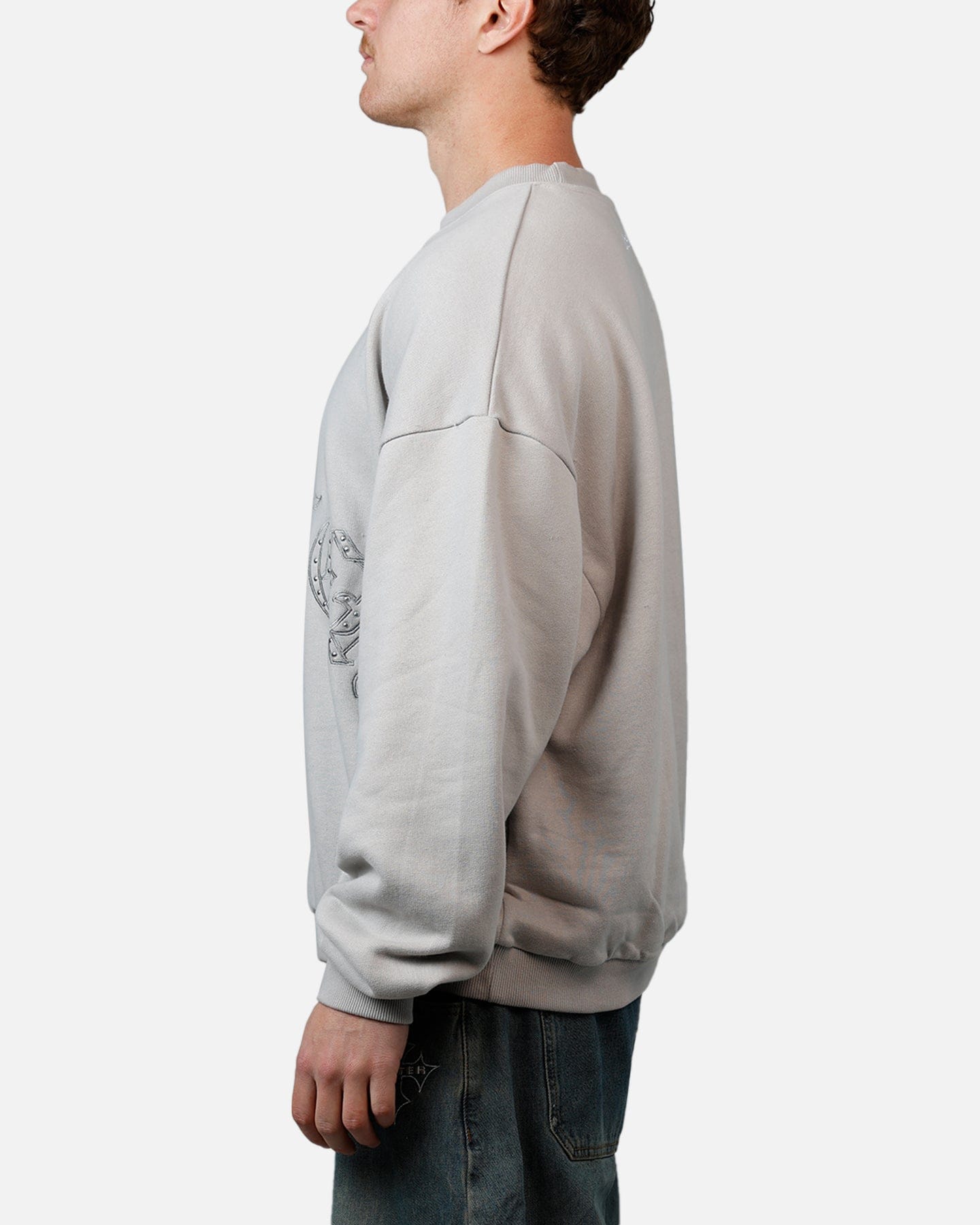 Loiter Destruct Crewneck Grey