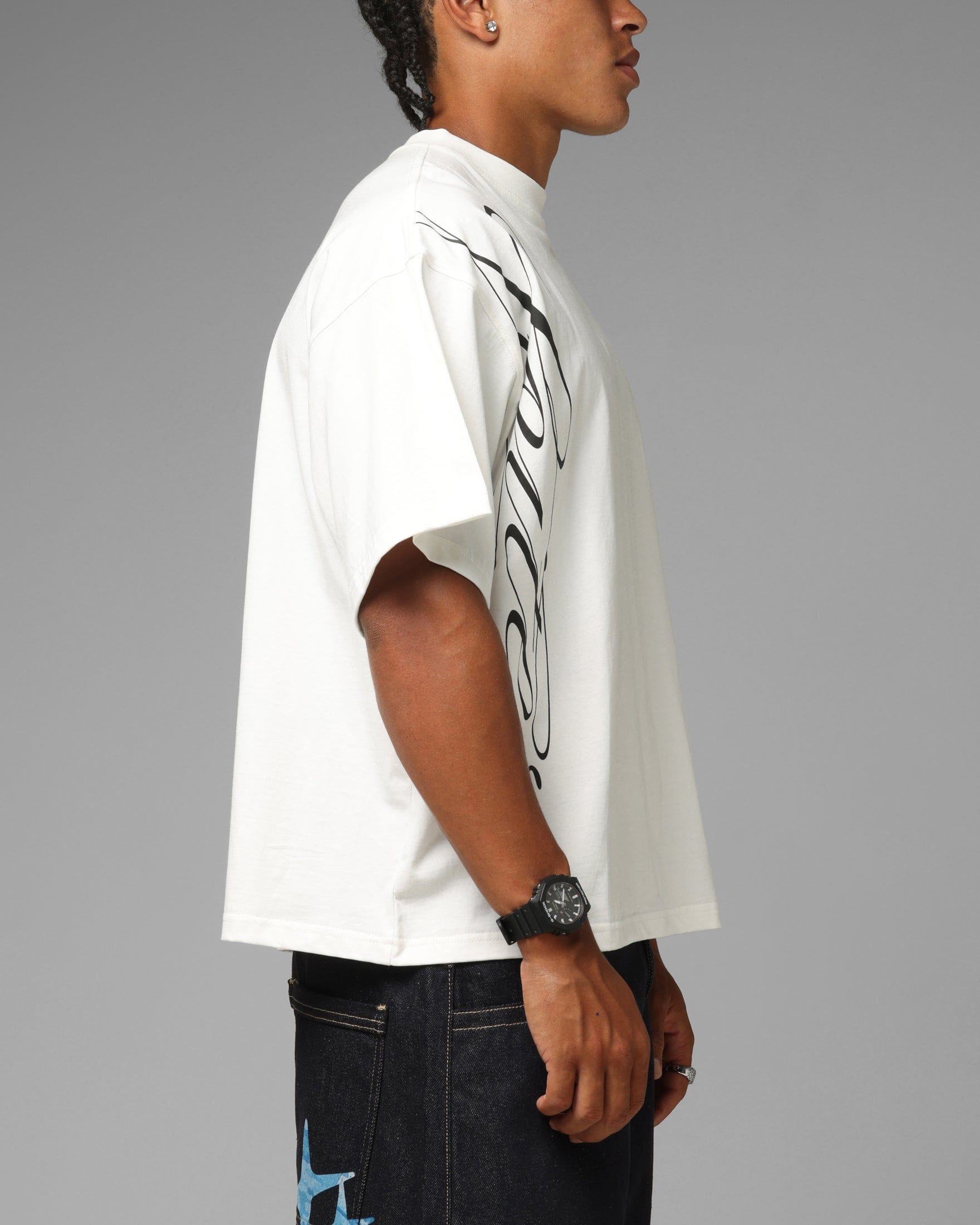 Loiter Apeezy Oversized T - Shirt Off White