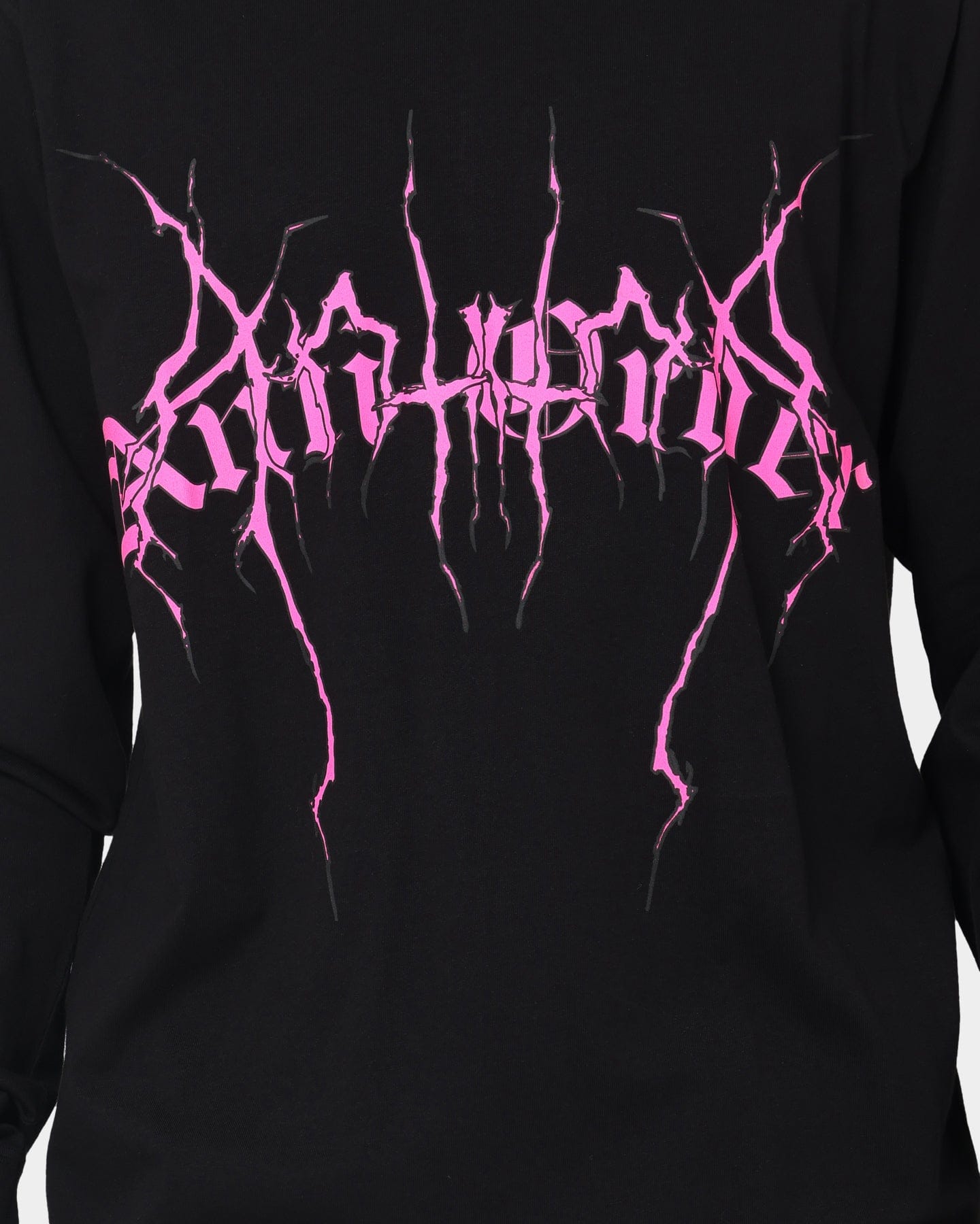 The Anti Order Youthquake Legion Long Sleeve T - Shirt Black/Pink