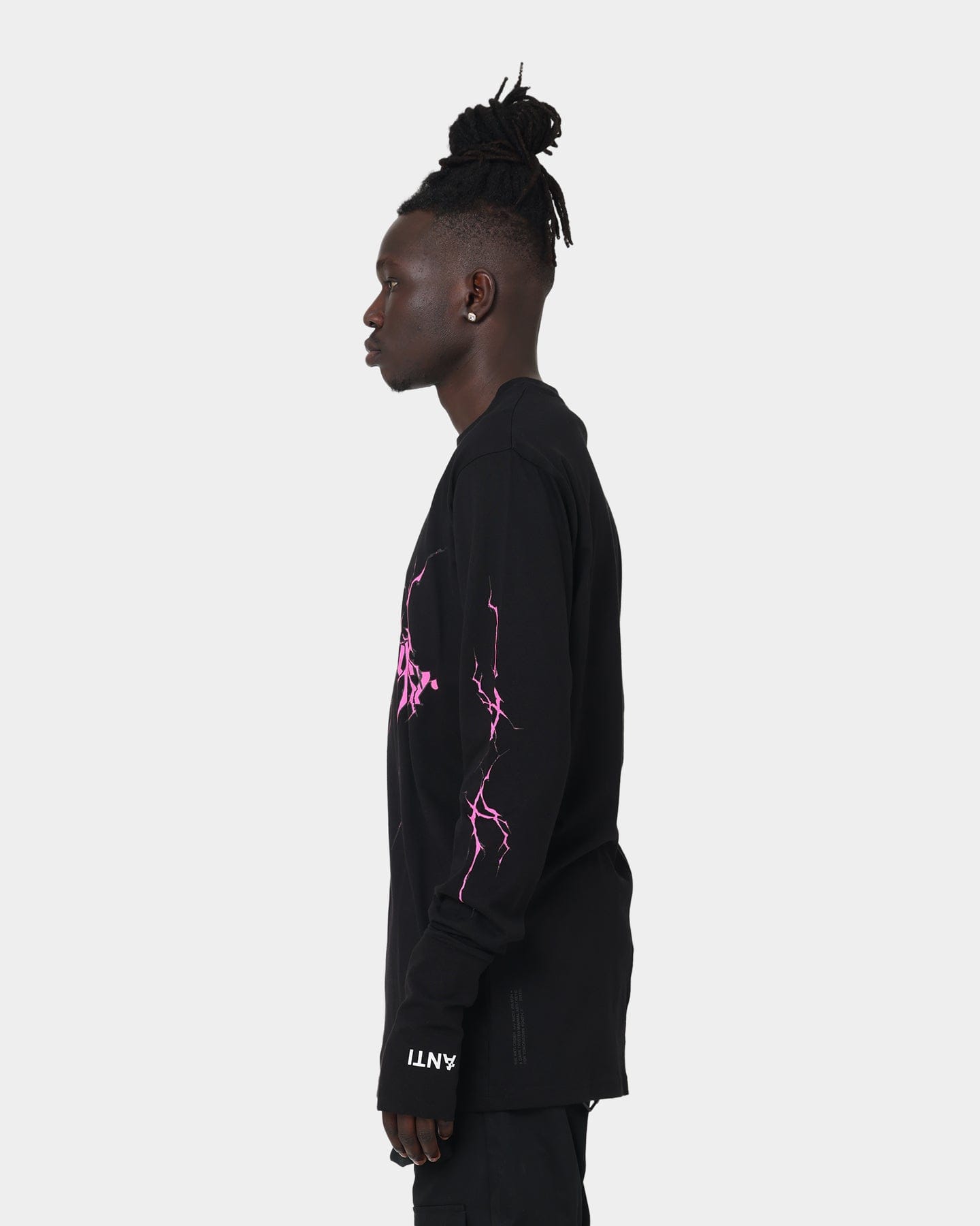 The Anti Order Youthquake Legion Long Sleeve T - Shirt Black/Pink