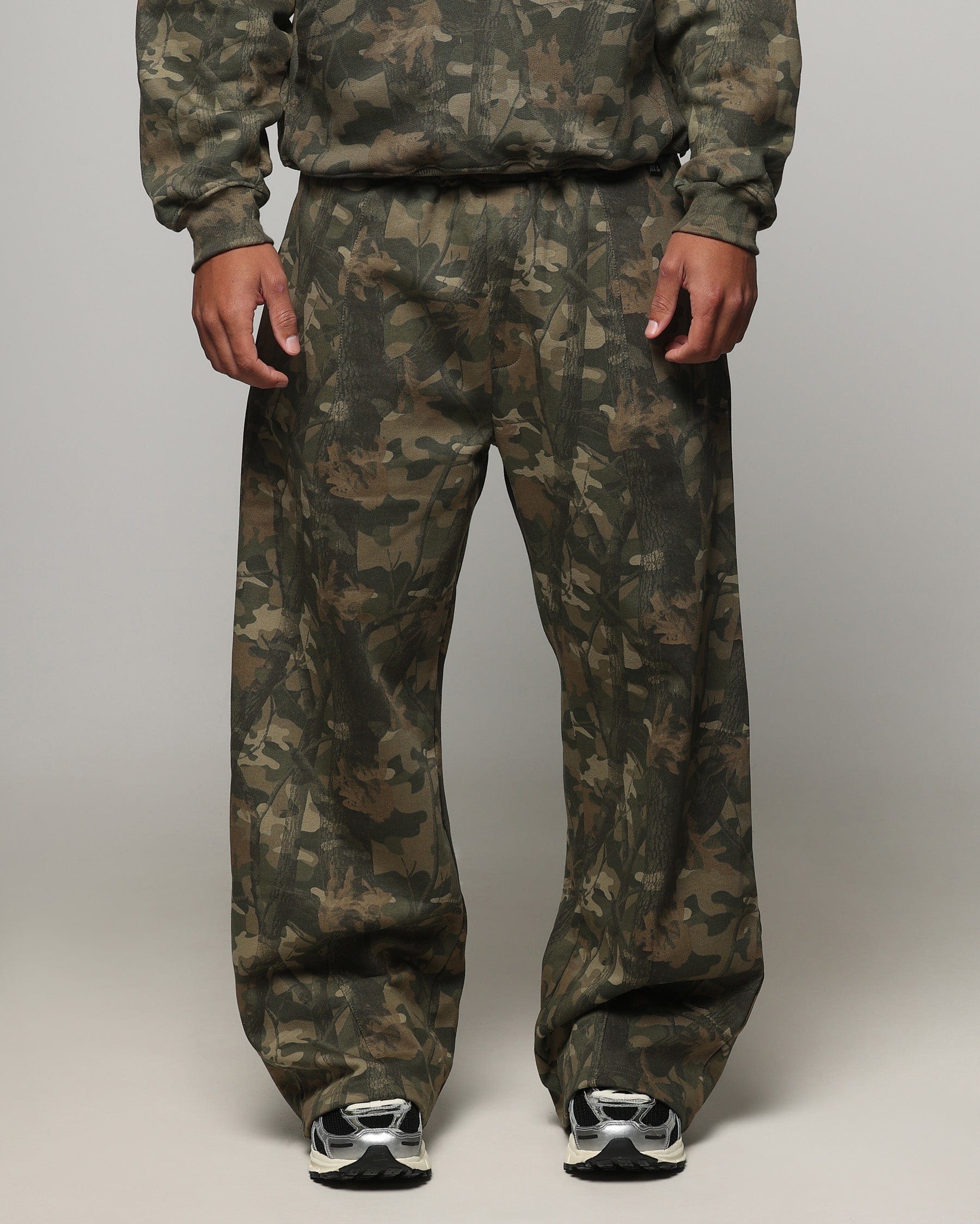 American Thrift Wide Leg Pants Camo