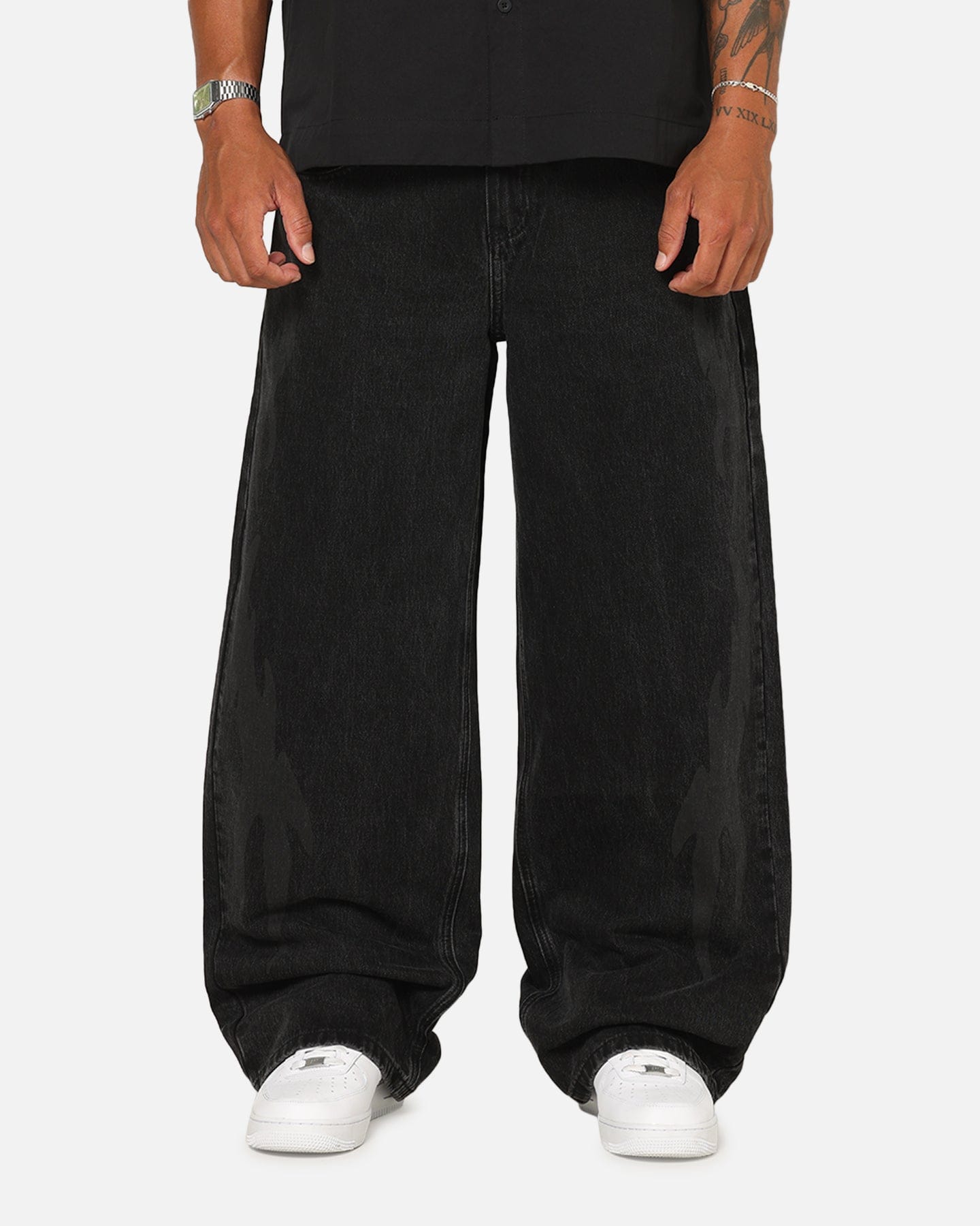 Saint Morta Amplus Infernal Rinse Jeans Black