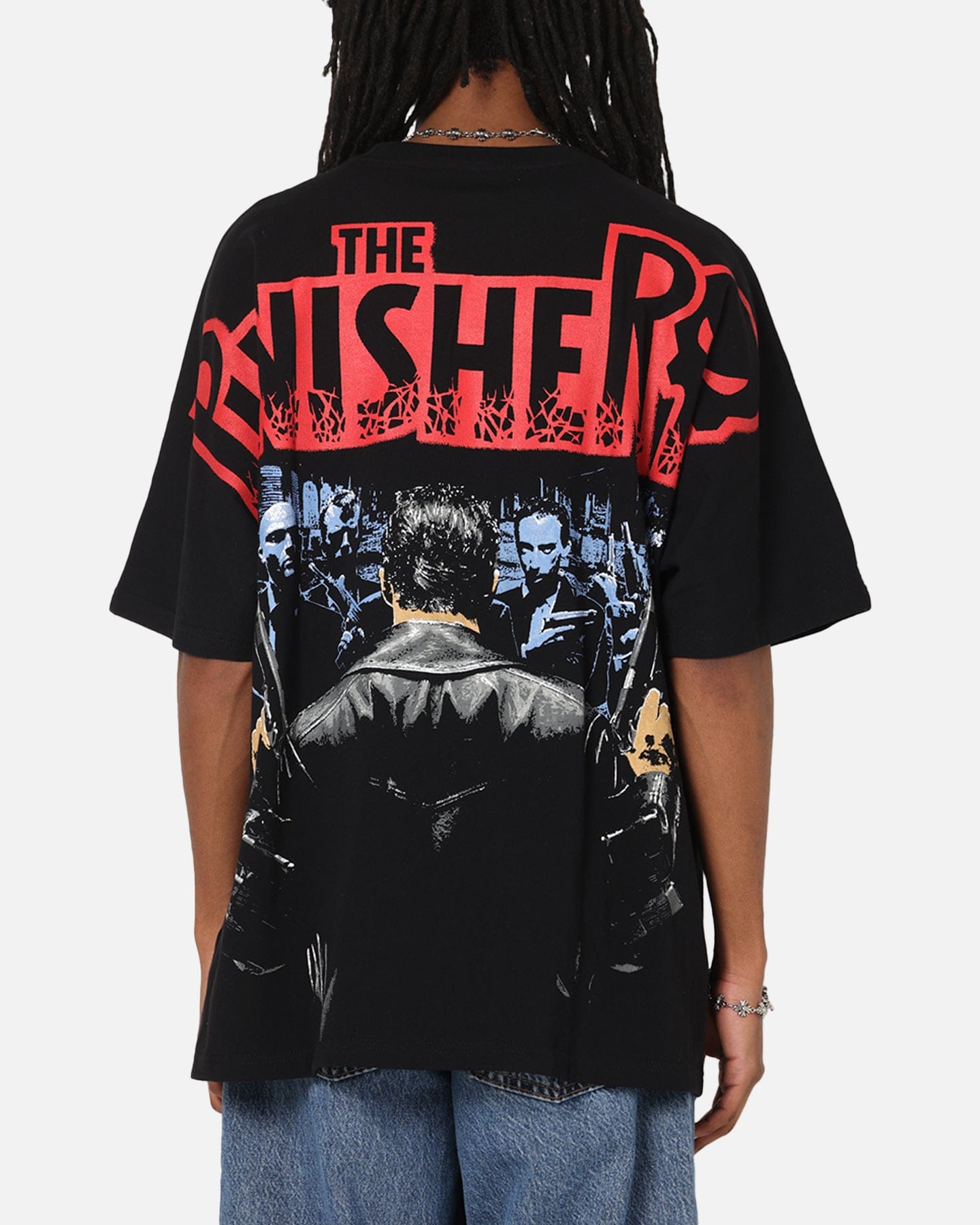 73studio Marvel The Punisher All Over Print T - Shirt Black