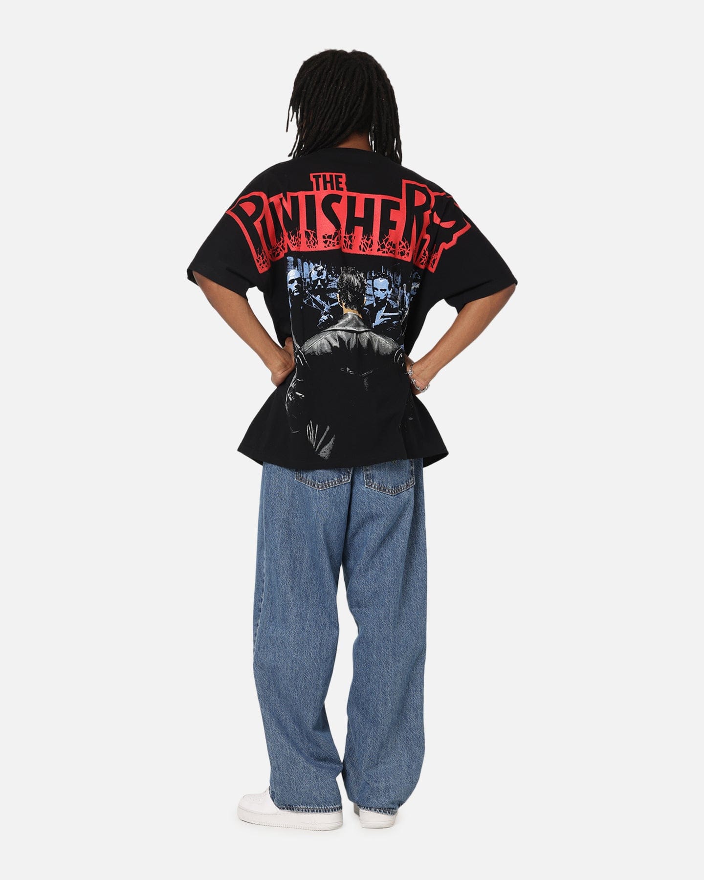 73studio Marvel The Punisher All Over Print T - Shirt Black