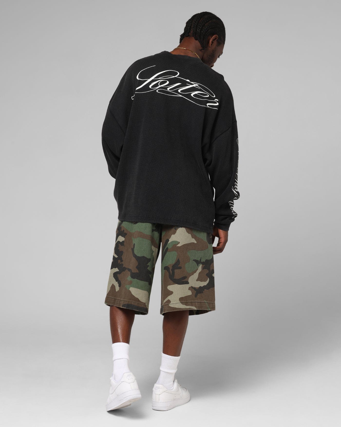 Loiter Purity Thermal Long Sleeve T - Shirt Black