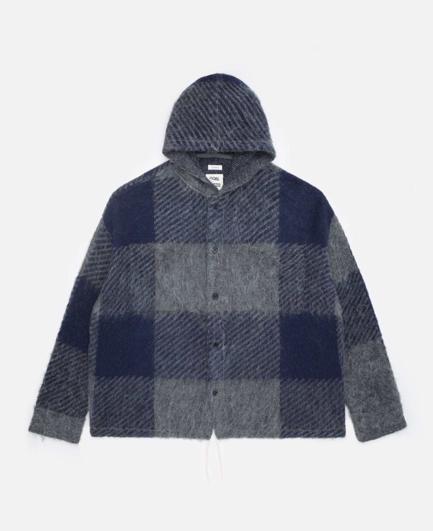 Nanamica Mohair Hooded Shirt Jacket (Blue)