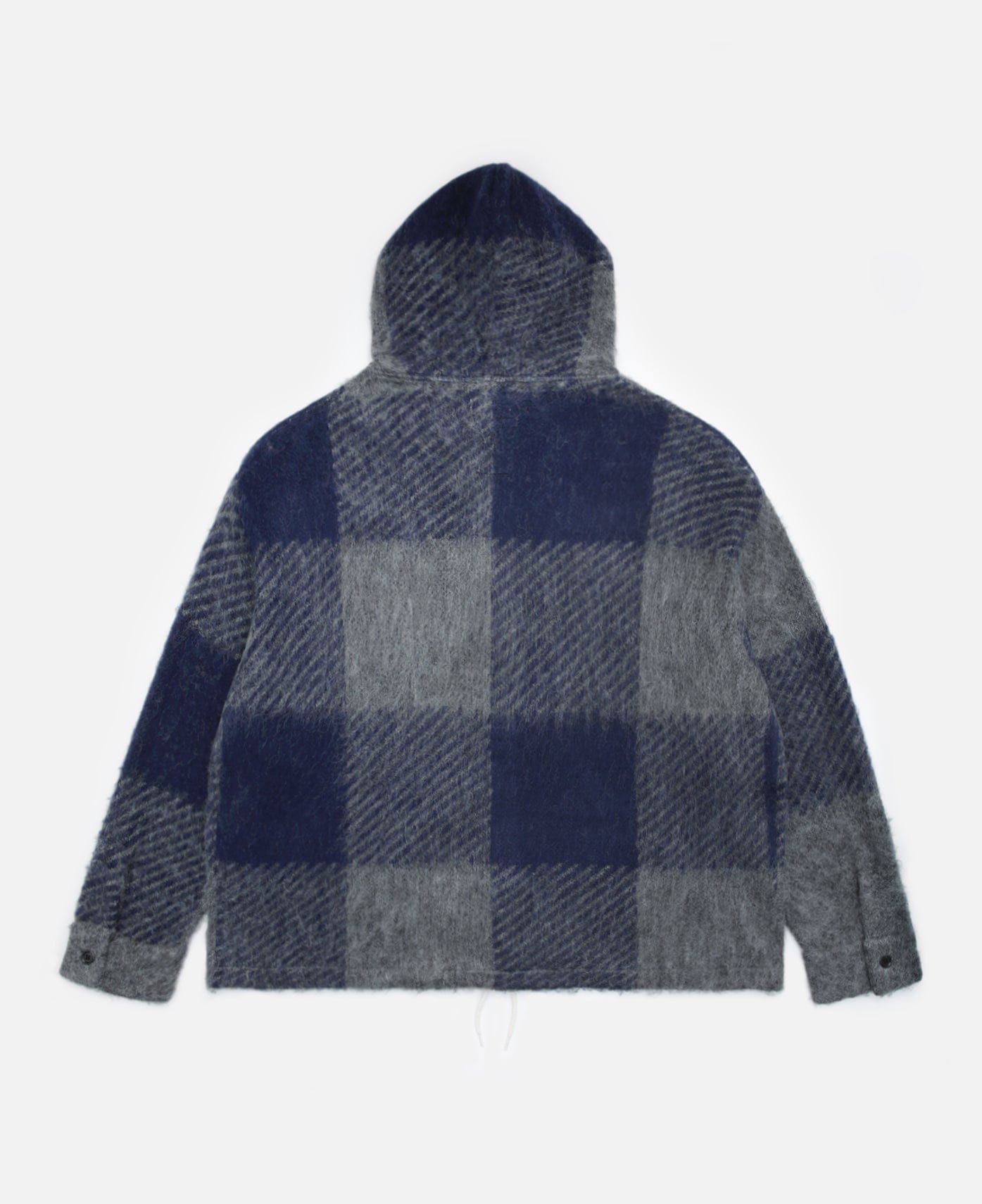 Nanamica Mohair Hooded Shirt Jacket (Blue)