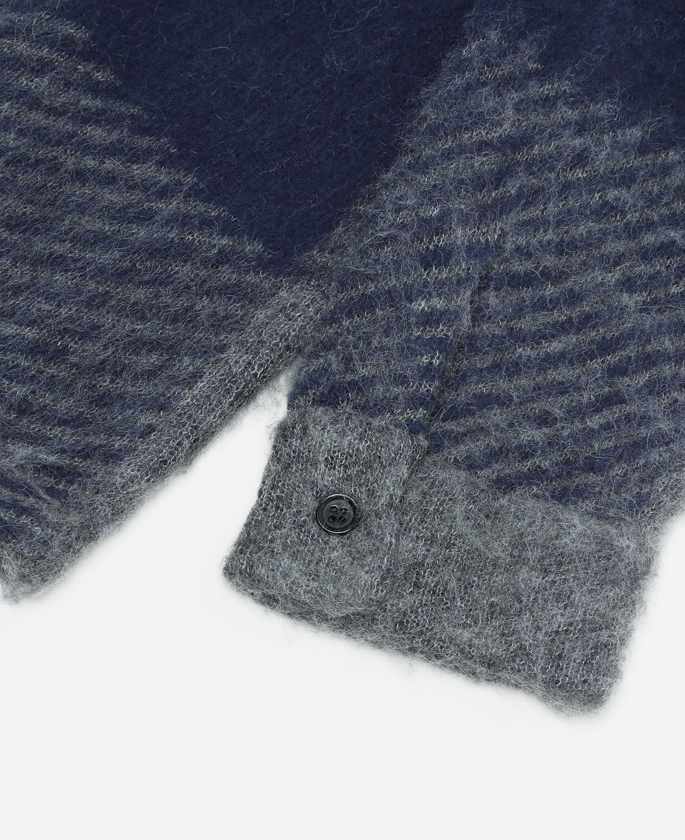 Nanamica Mohair Hooded Shirt Jacket (Blue)